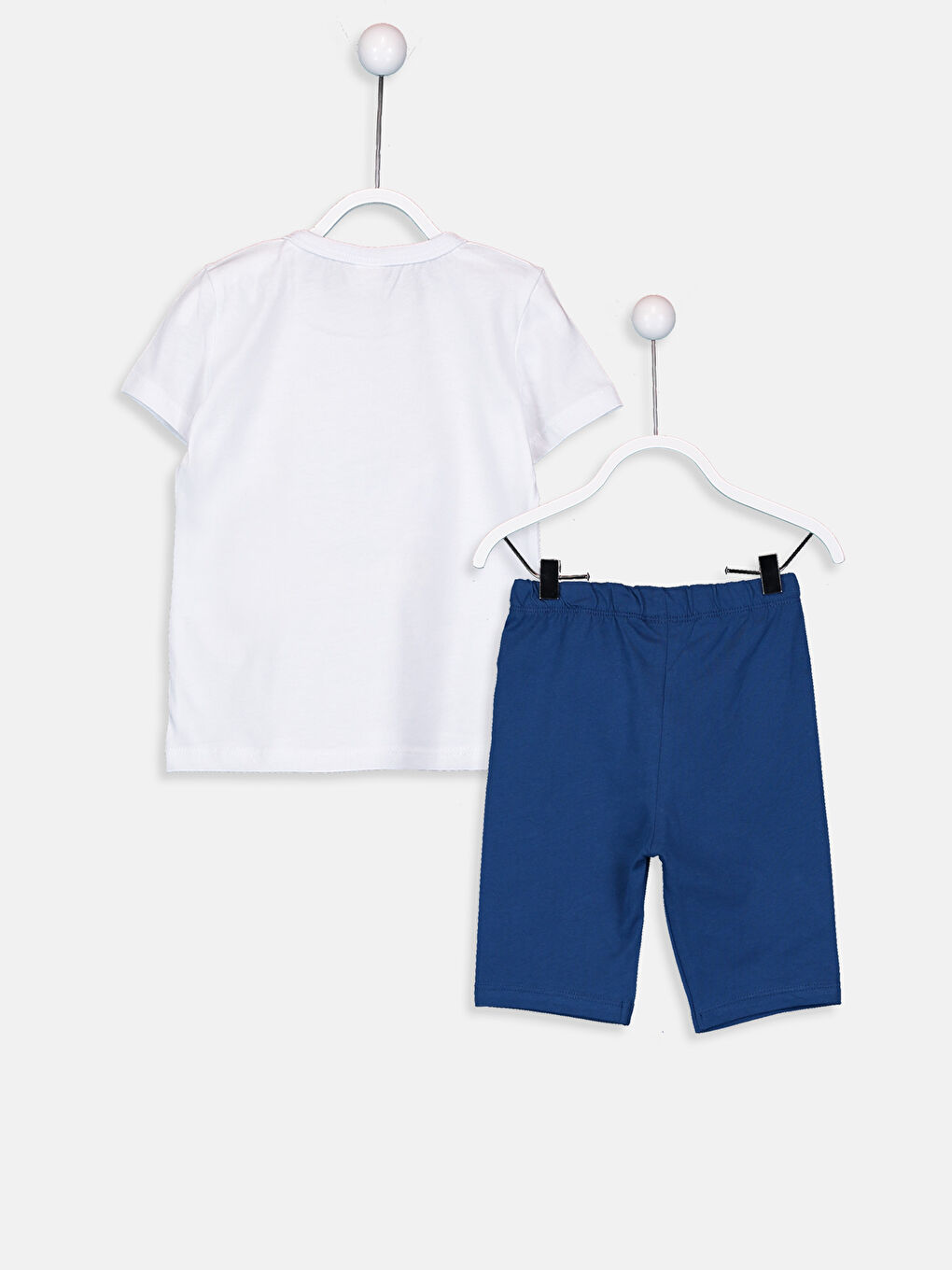 Beyaz Erkek Bebek Pijama Takımı-1