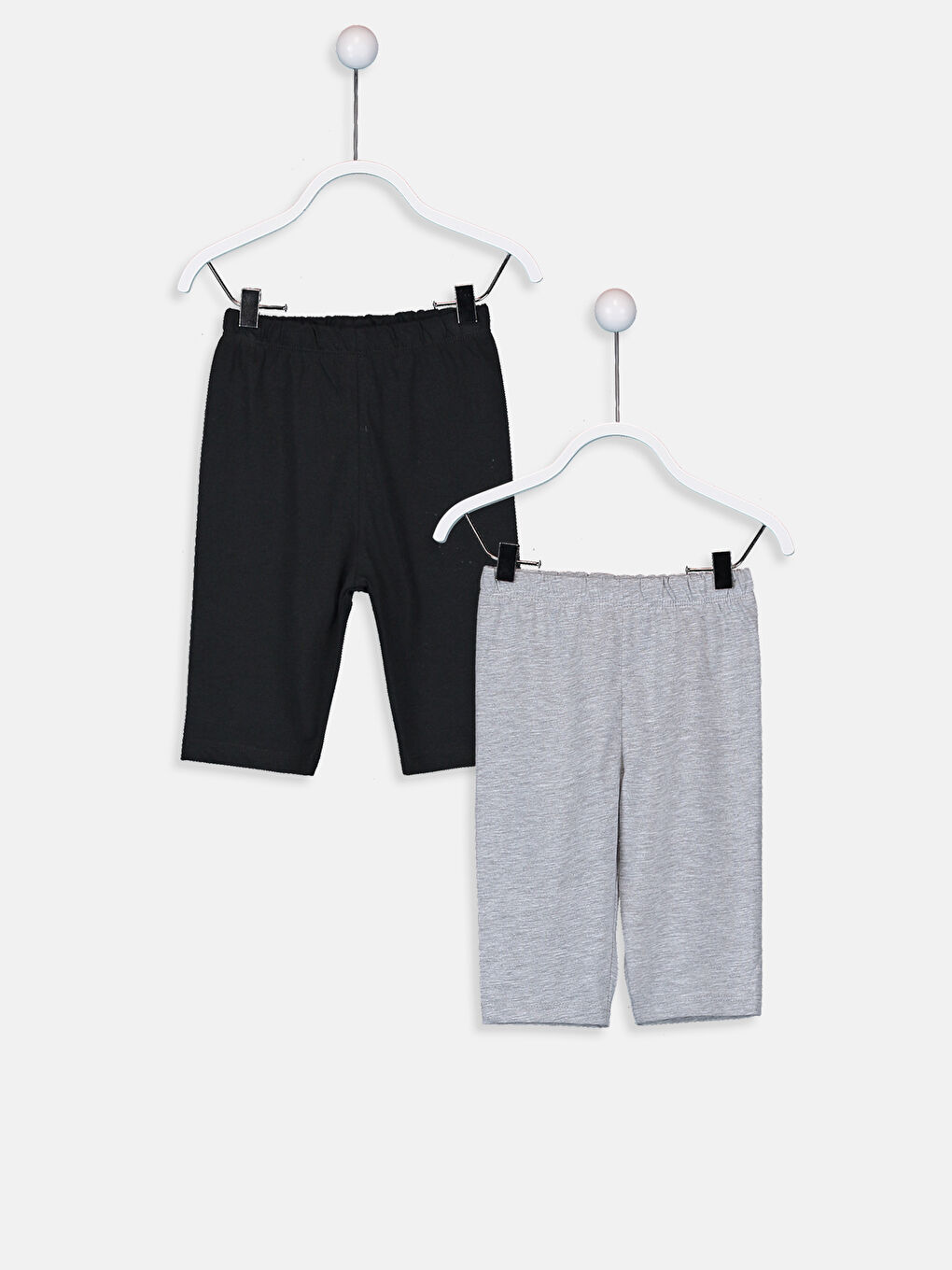 Beyaz Erkek Bebek Pijama Alt 2'li