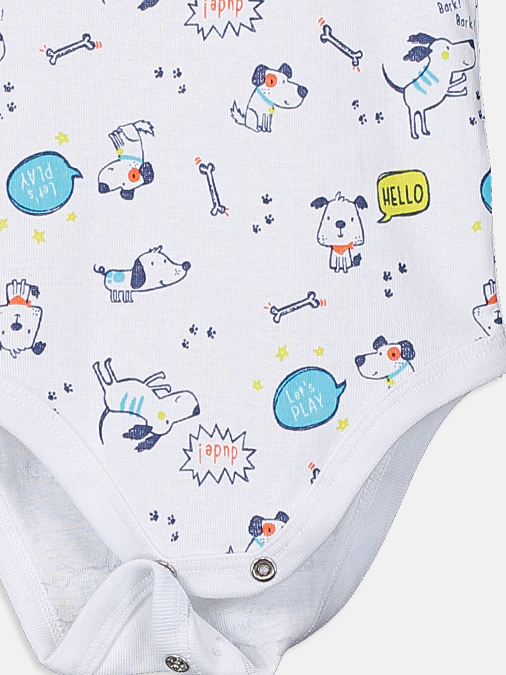 Kırmızı Erkek Bebek Çıtçıtlı Body 2'li-6