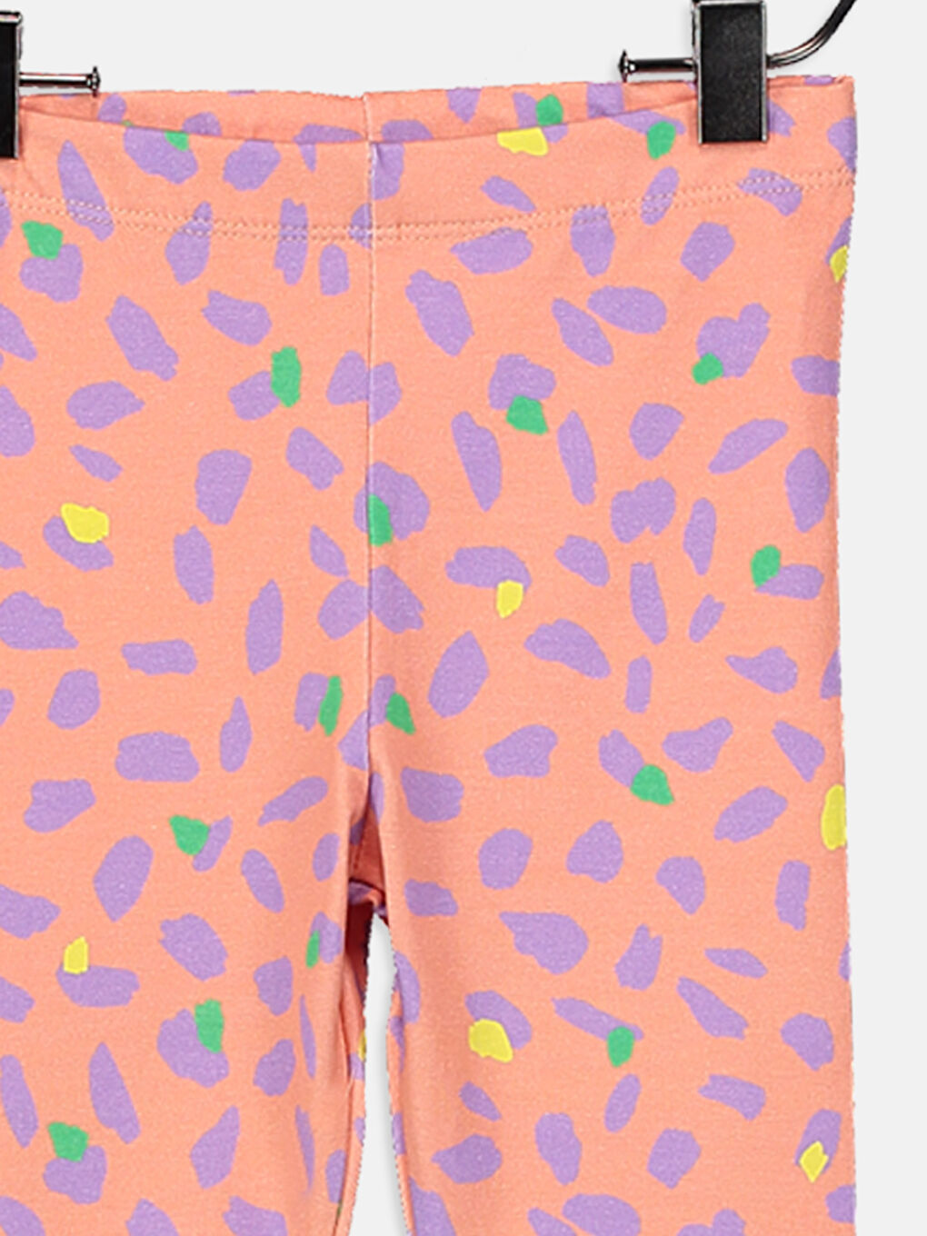 Turuncu Baskılı Tayt-3