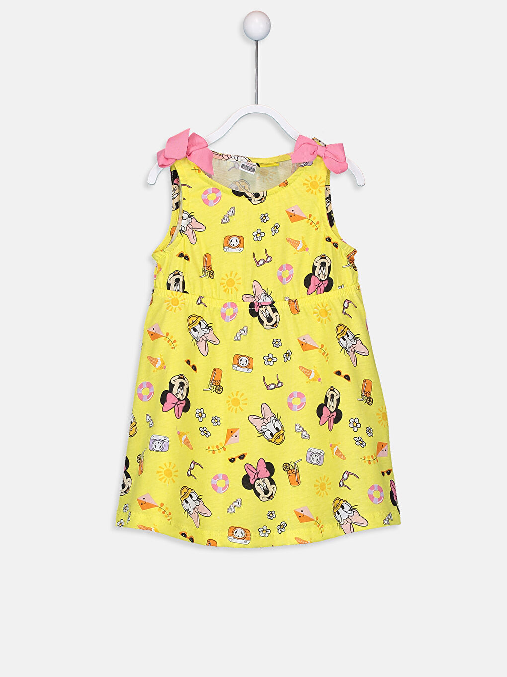Robe en Coton Imprimée Minnie Mouse pour Bébé Fille
