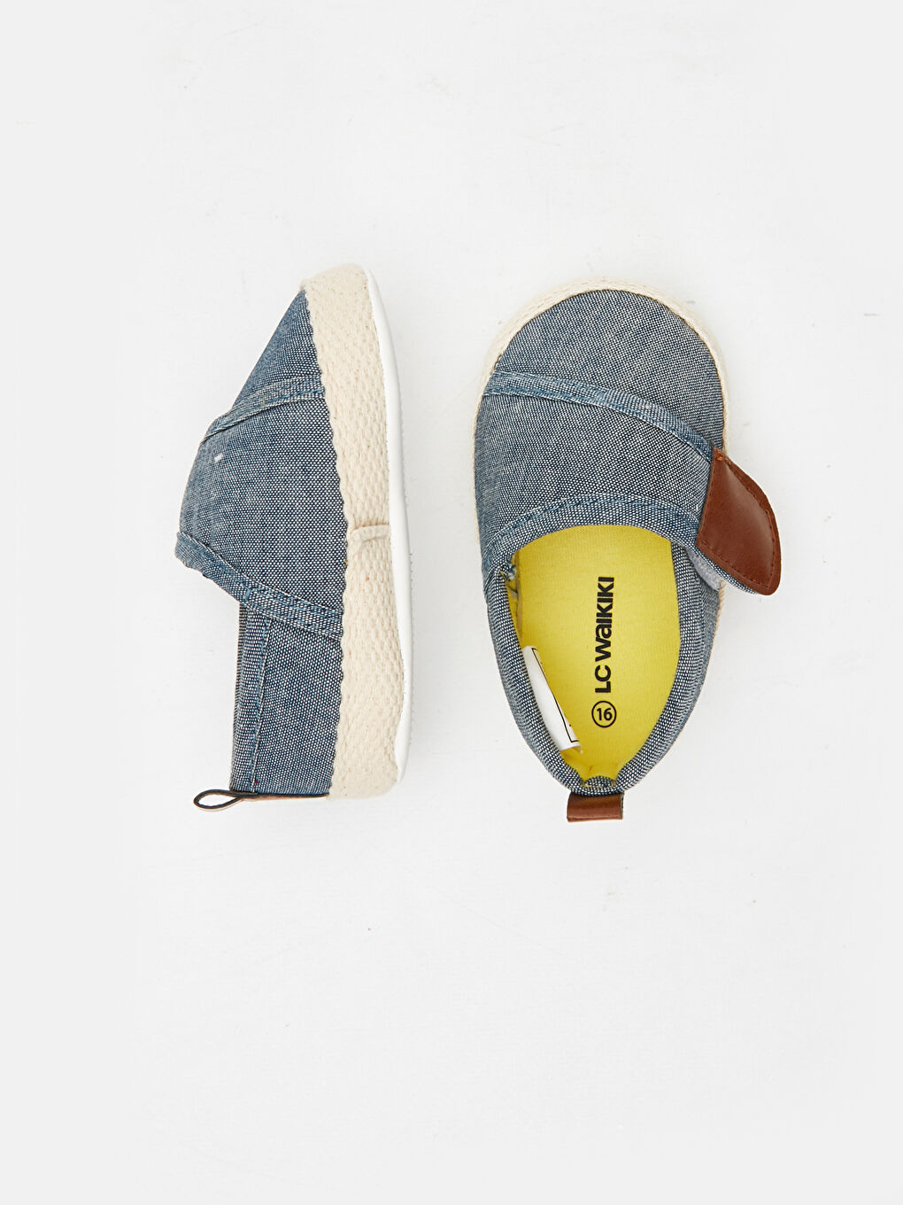 Mavi Erkek Bebek Yürüme Öncesi Ev Ayakkabısı-1