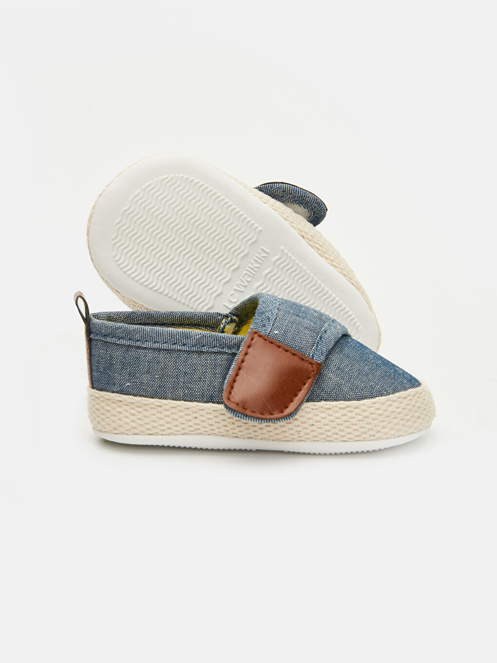 Mavi Erkek Bebek Yürüme Öncesi Ev Ayakkabısı-2