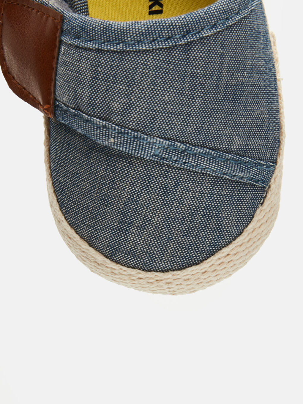 Mavi Erkek Bebek Yürüme Öncesi Ev Ayakkabısı-4