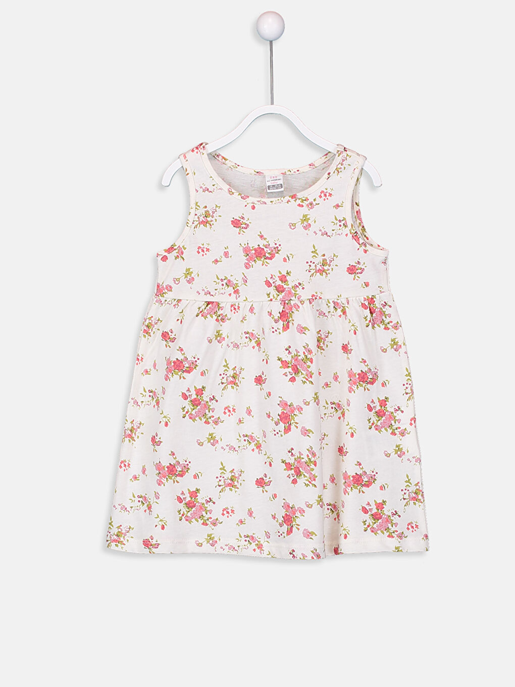 Crew Neck Baby Girls' Dress