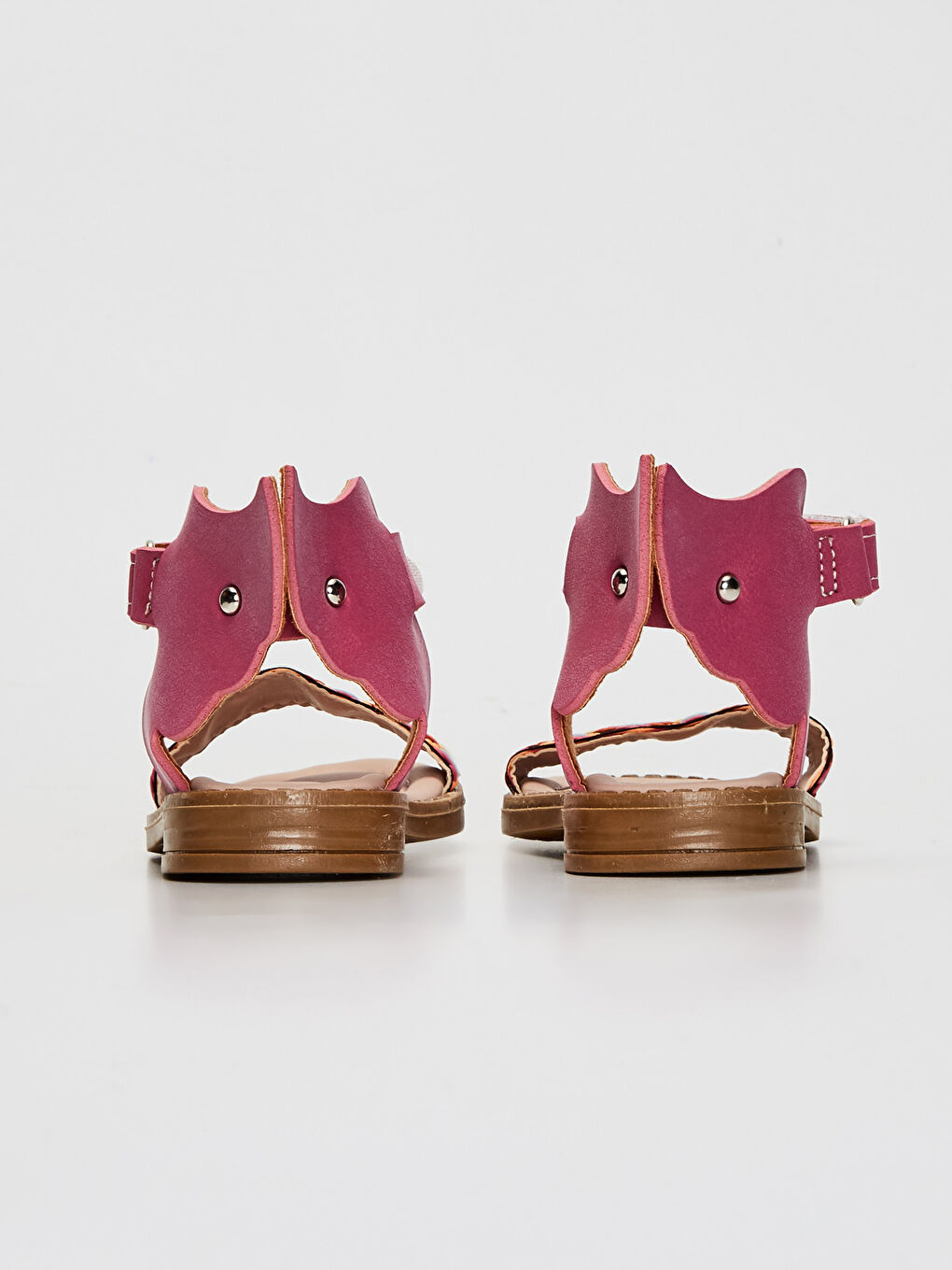 حذاء مفتوح فوشيا طفلة صغيرة-3