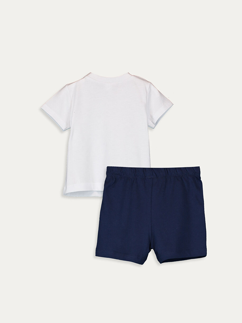 Beyaz Erkek Bebek Pijama Takımı-1