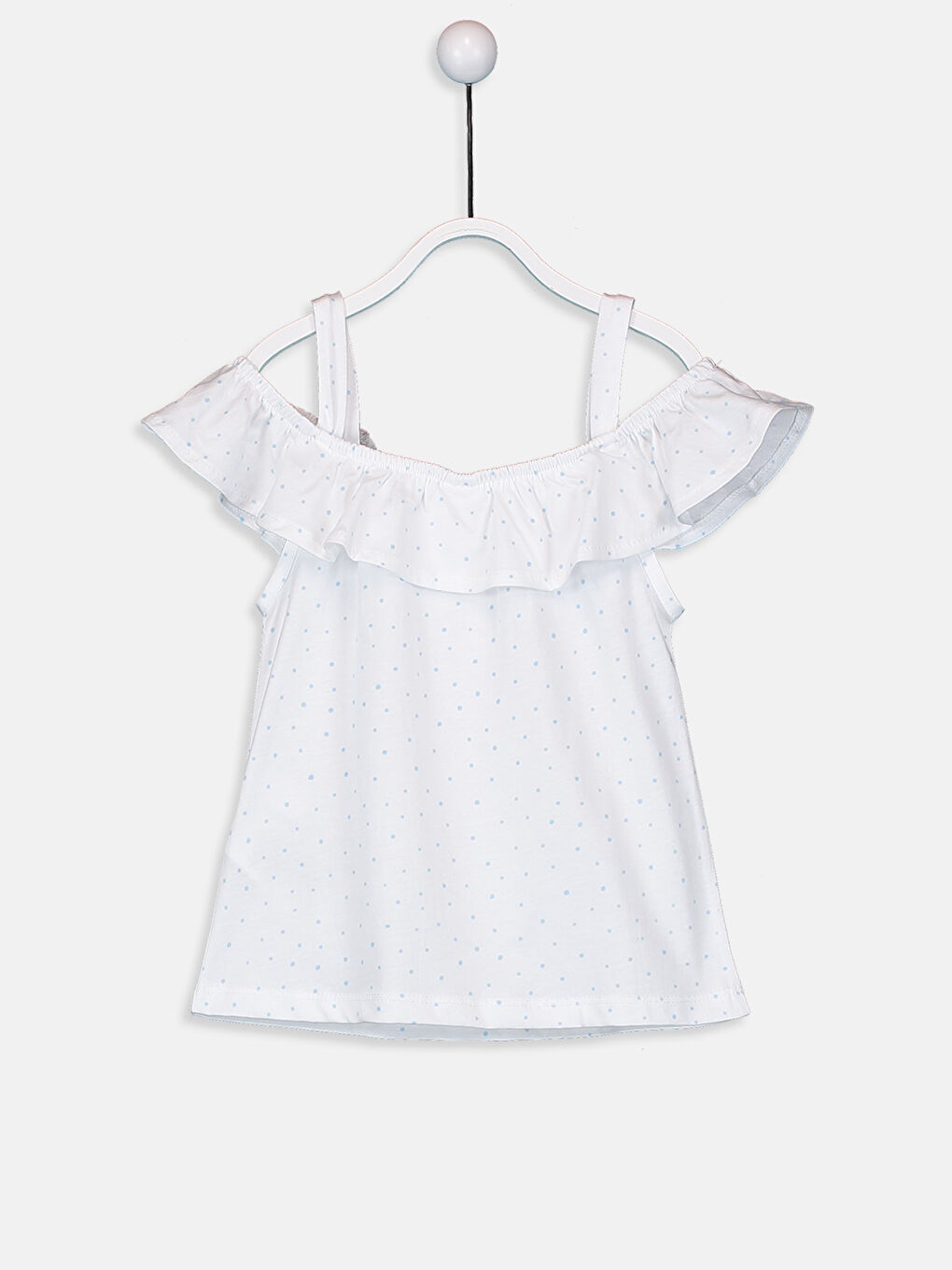 Mavi Baskılı Tişört-1