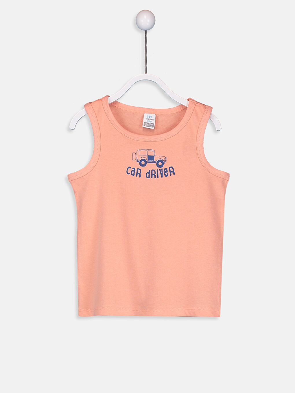 Okrugli izrez štampana atlet majica za bebe dečake