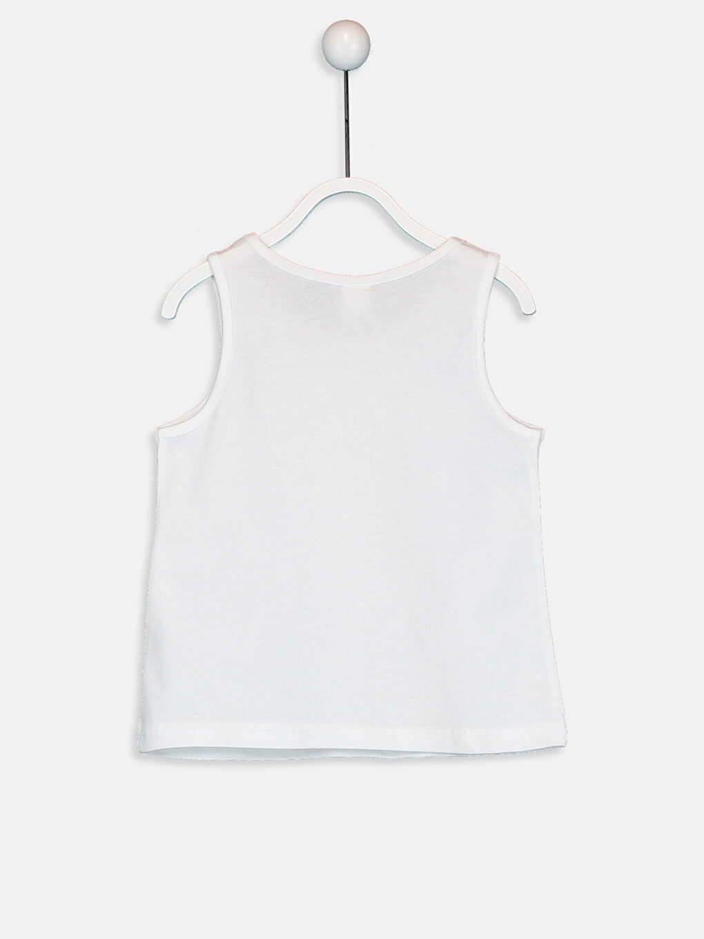 قميص داخلي بدون أكمام بياقة دائرية للبنات الرضع-1