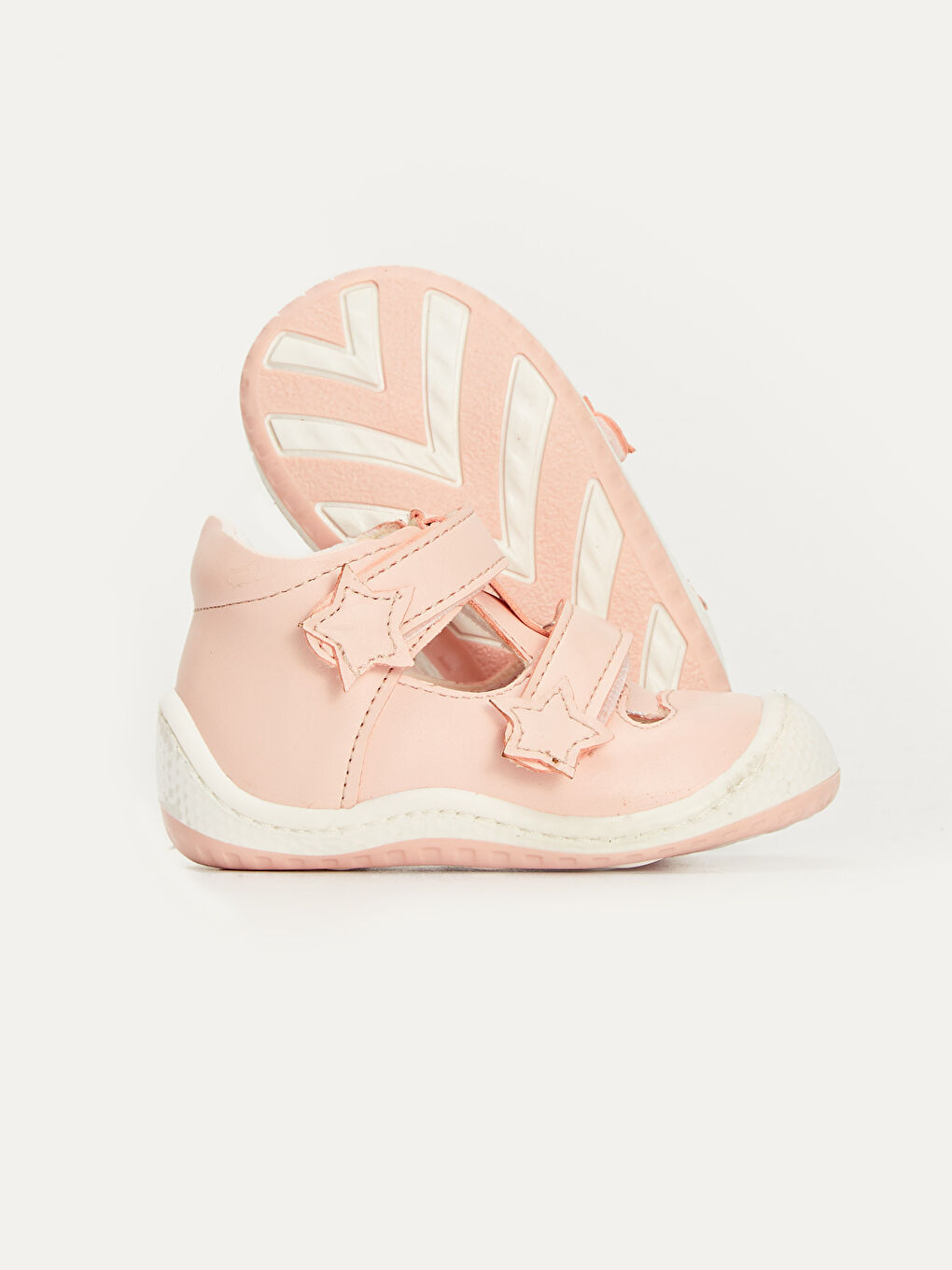 Pembe Kız Bebek İlk Adım Cırt Cırtlı Ayakkabı-1