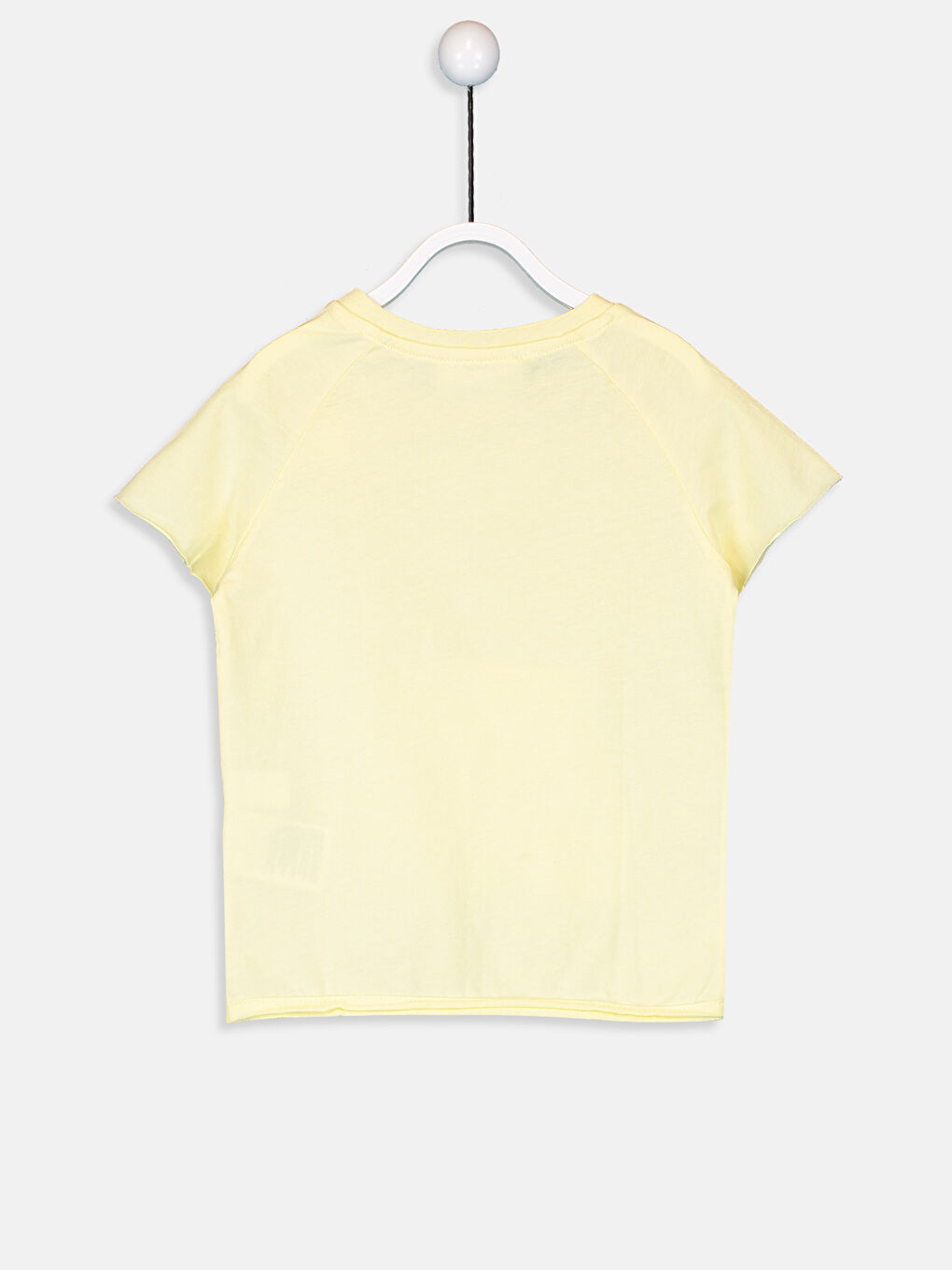 Sarı Bisiklet Yaka Kısa Kollu Erkek Bebek Tişört-1