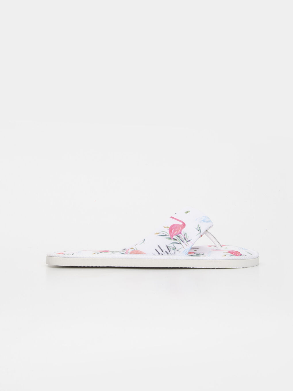 LCW HOME Kadın Flamingo Baskılı Parmak Arası Terlik -9SR413Z8-F9C