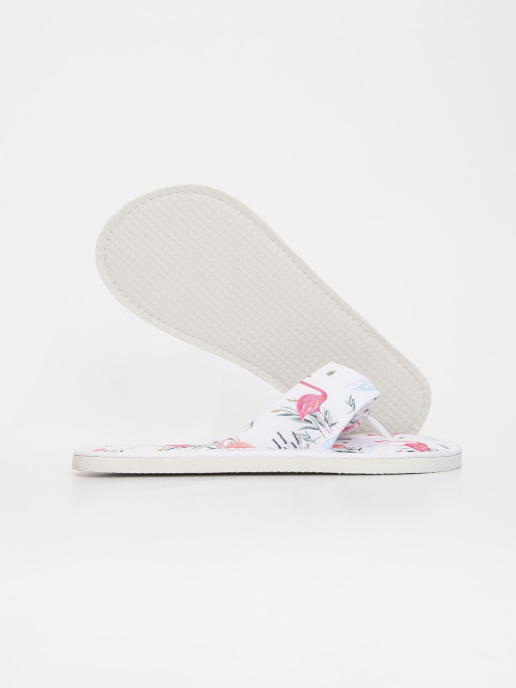LCW HOME Kadın Flamingo Baskılı Parmak Arası Terlik -9SR413Z8-F9C