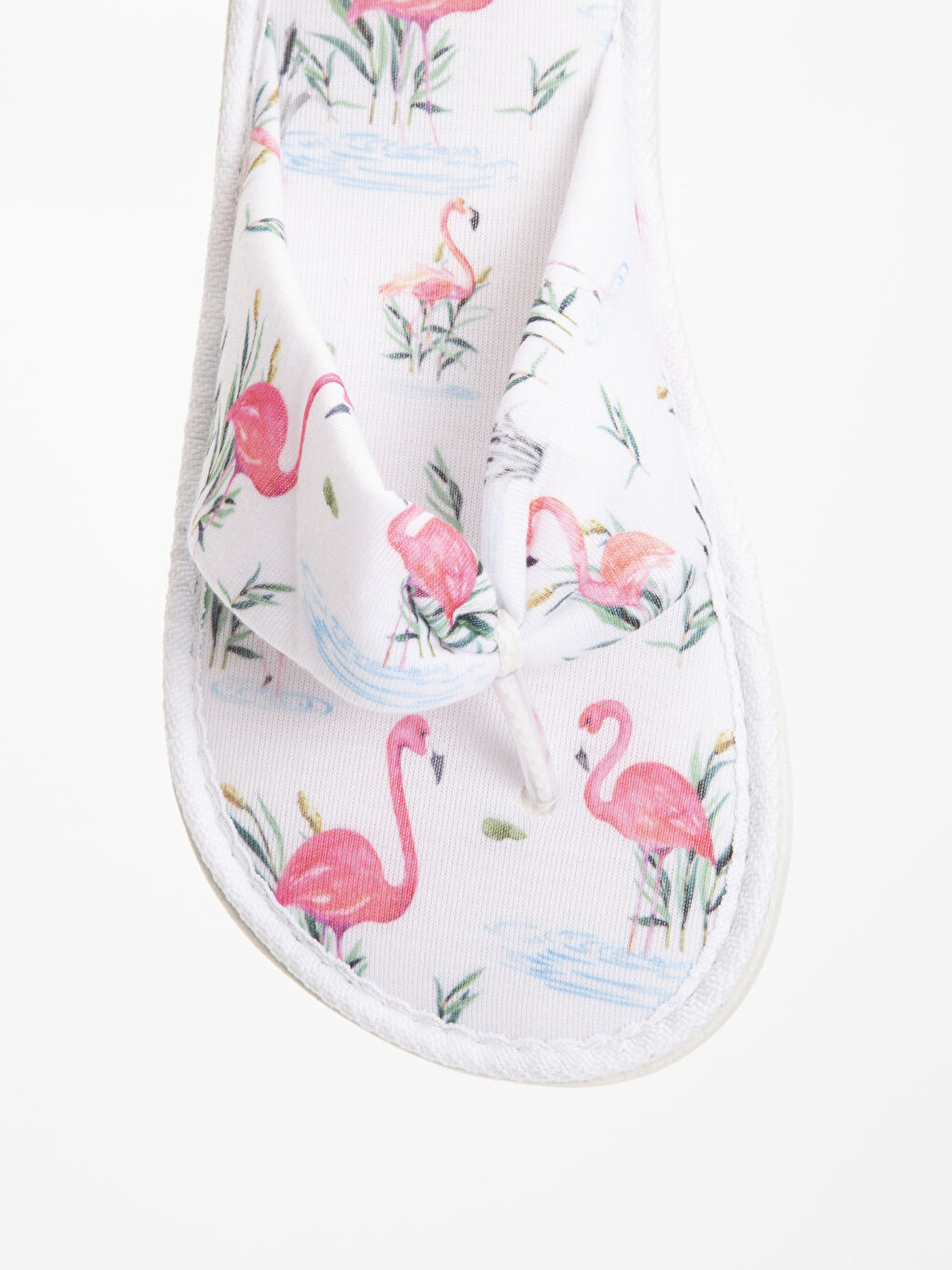 LCW HOME Kadın Flamingo Baskılı Parmak Arası Terlik -9SR413Z8-F9C