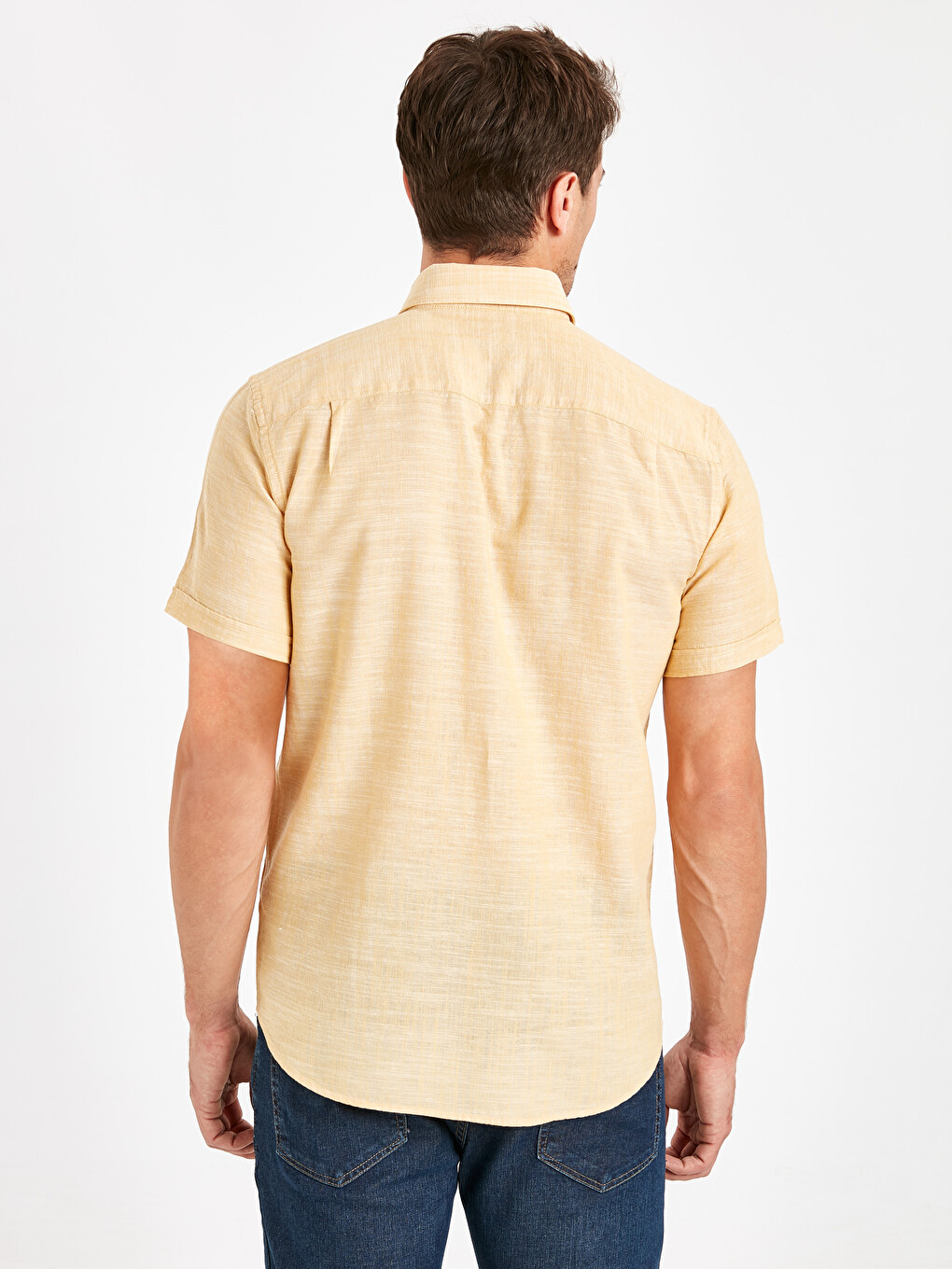Man Yellow Shirt-1