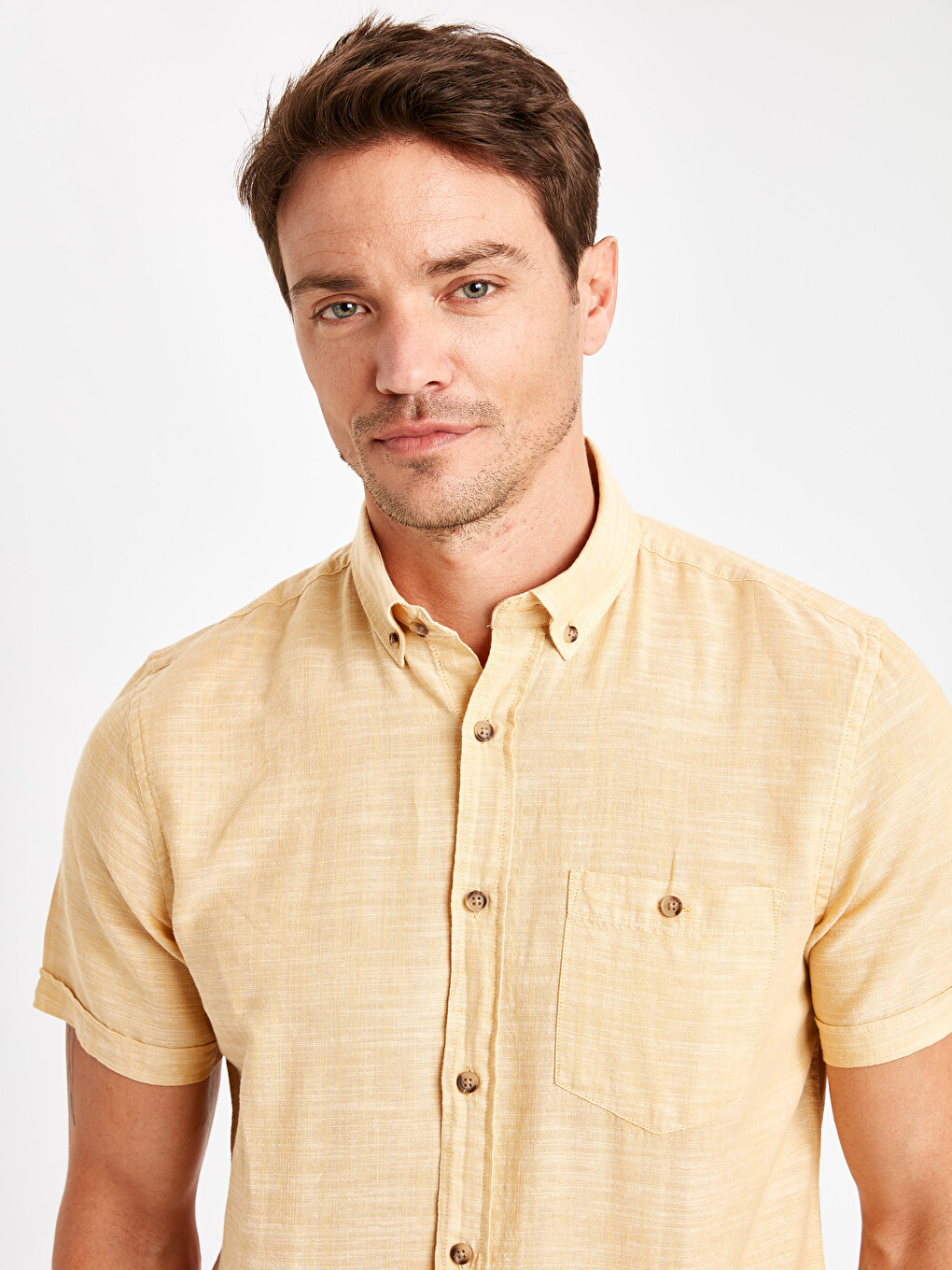 Man Yellow Shirt-2