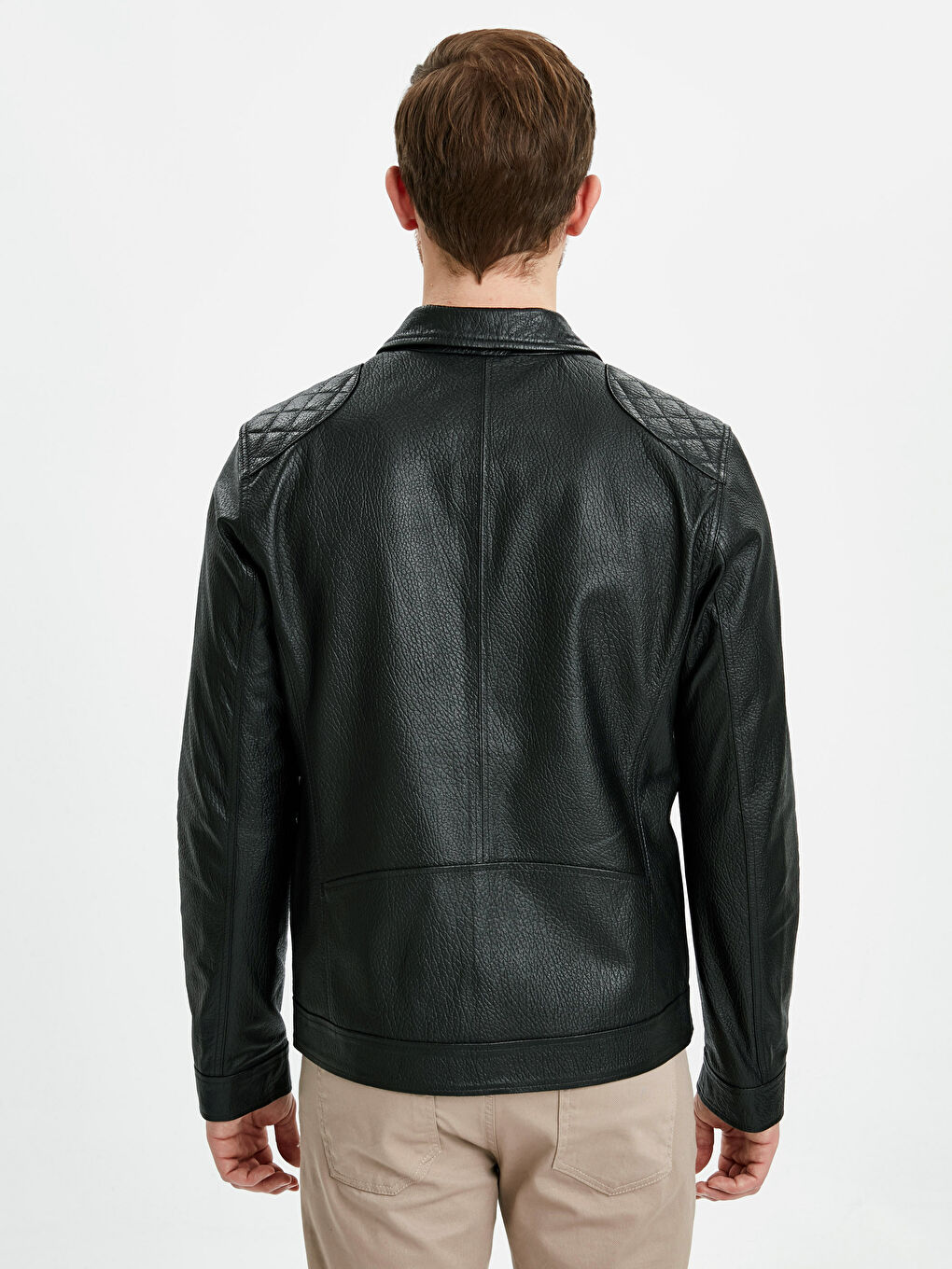 جاكيت جلد للرجال-2