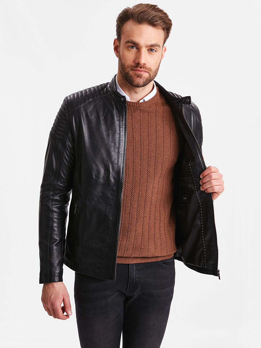 Men's Leather Jacket-1