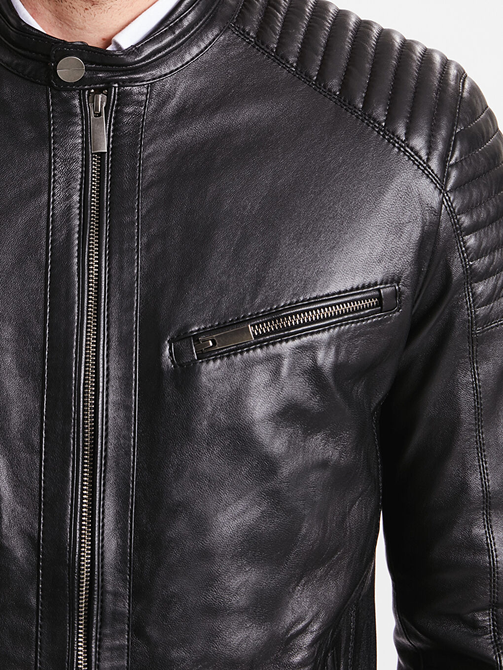 Men's Leather Jacket-4