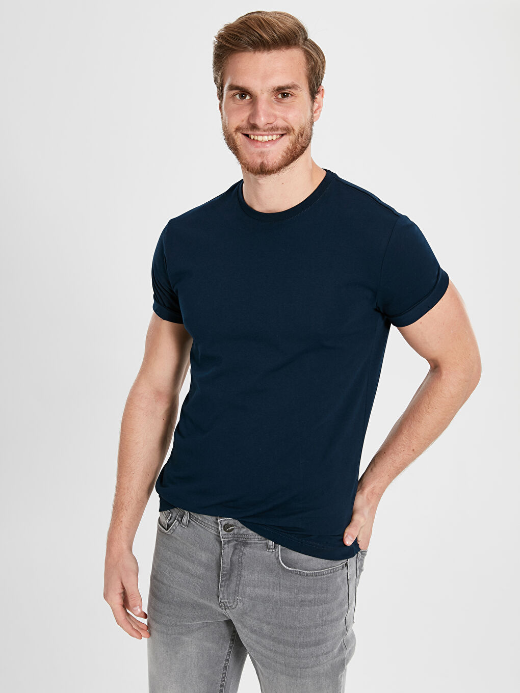 Slim fit Basic majica kratkih rukava