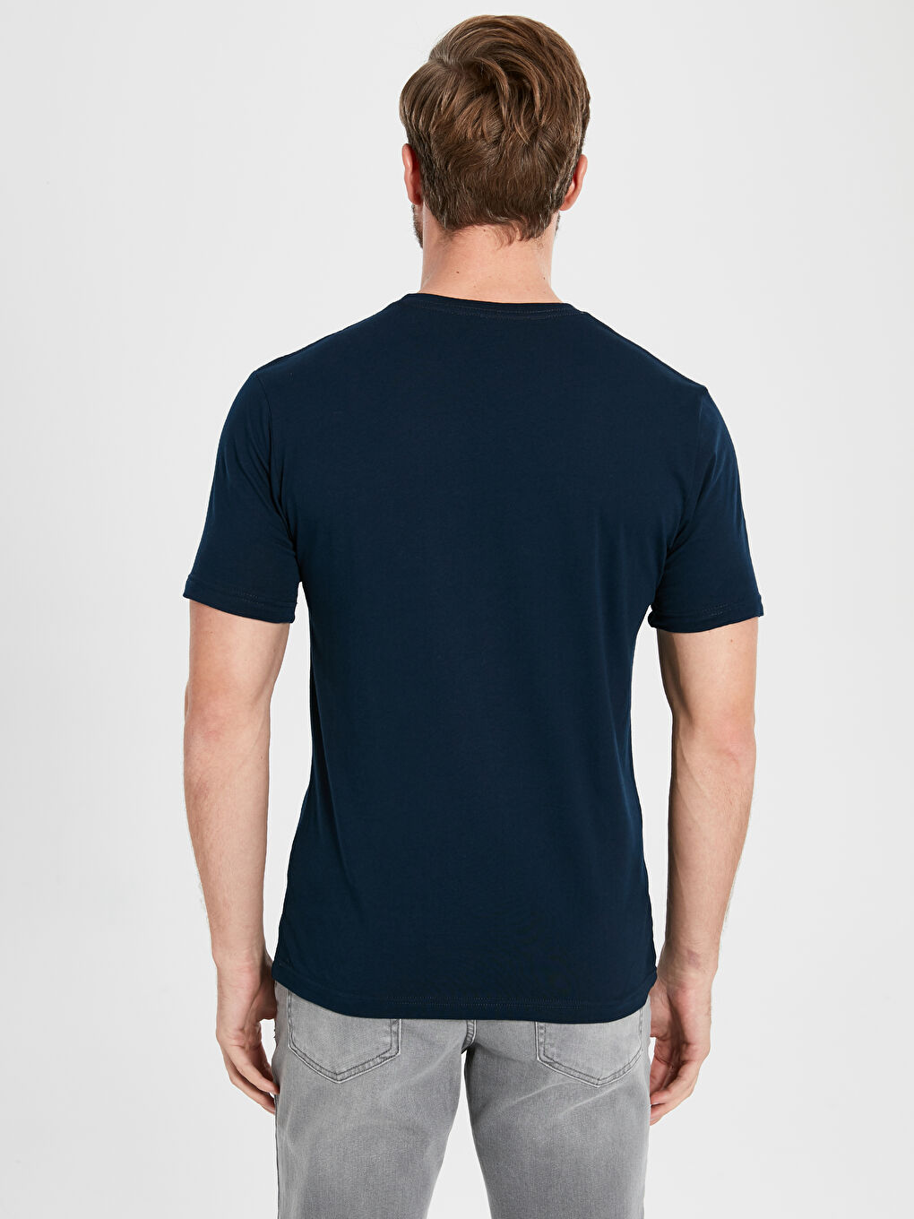 Slim fit Basic majica kratkih rukava-2