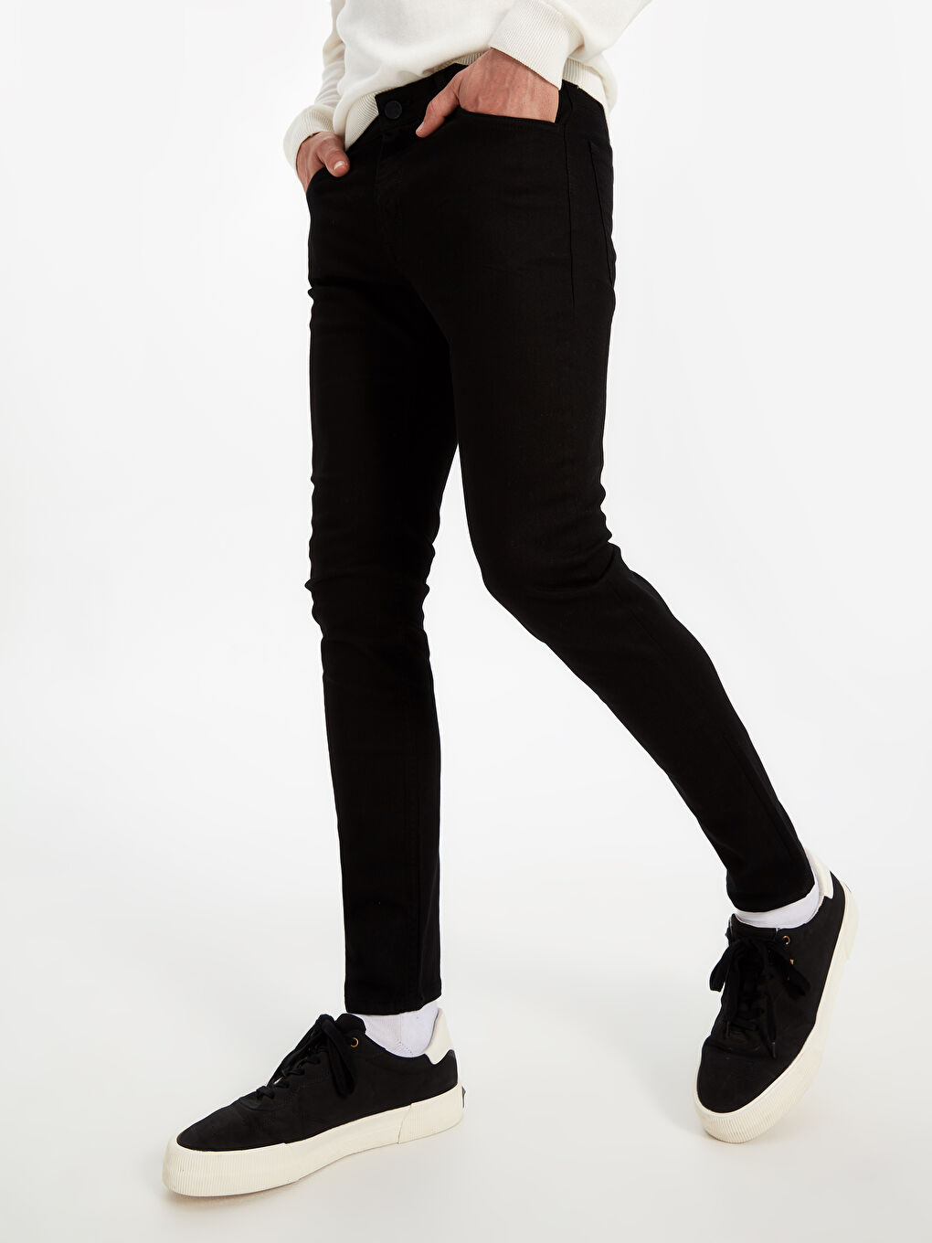 Siyah Erkek Jean Pantolon-2