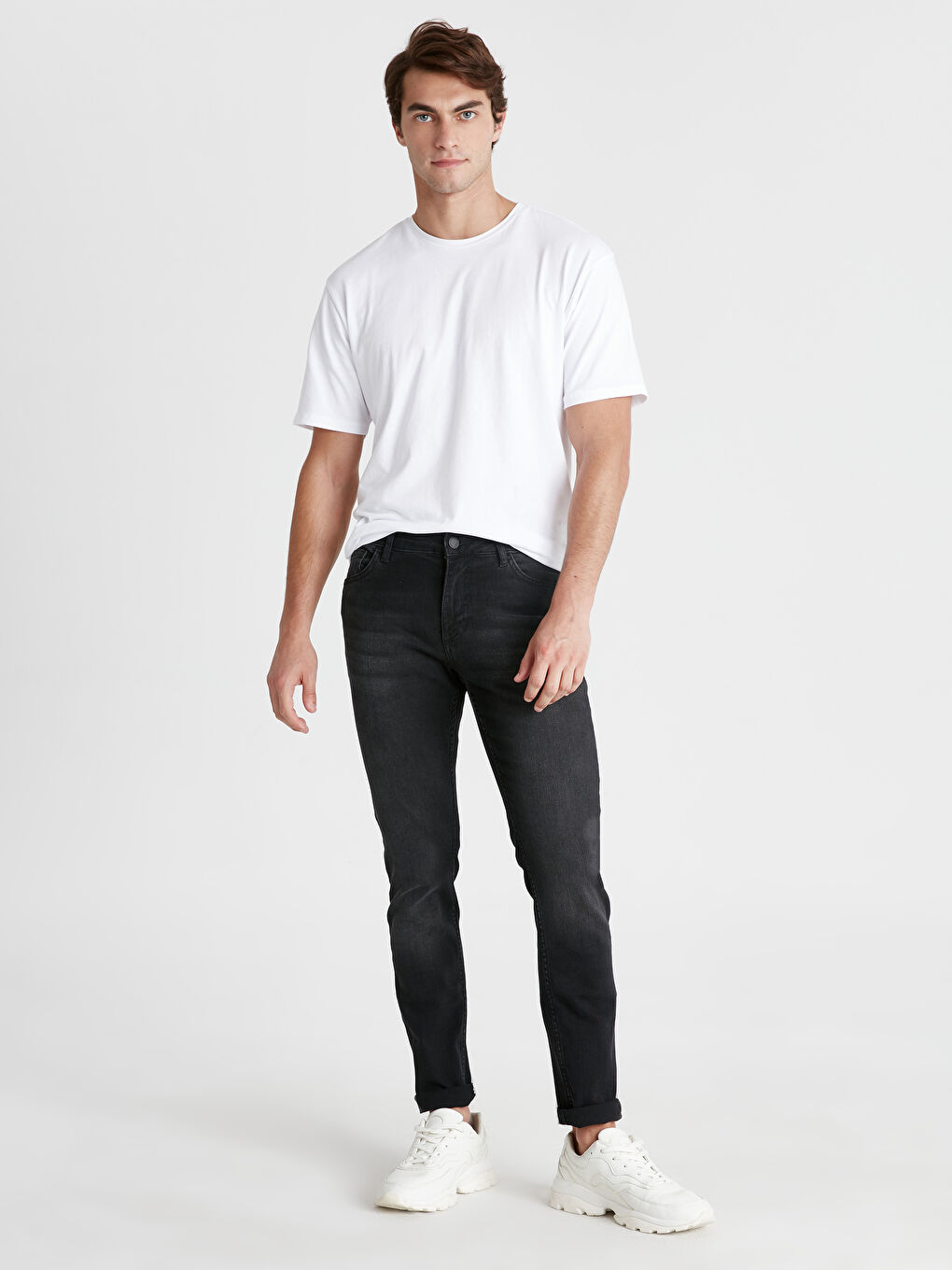 Siyah 760 Skinny Fit Erkek Jean Pantolon