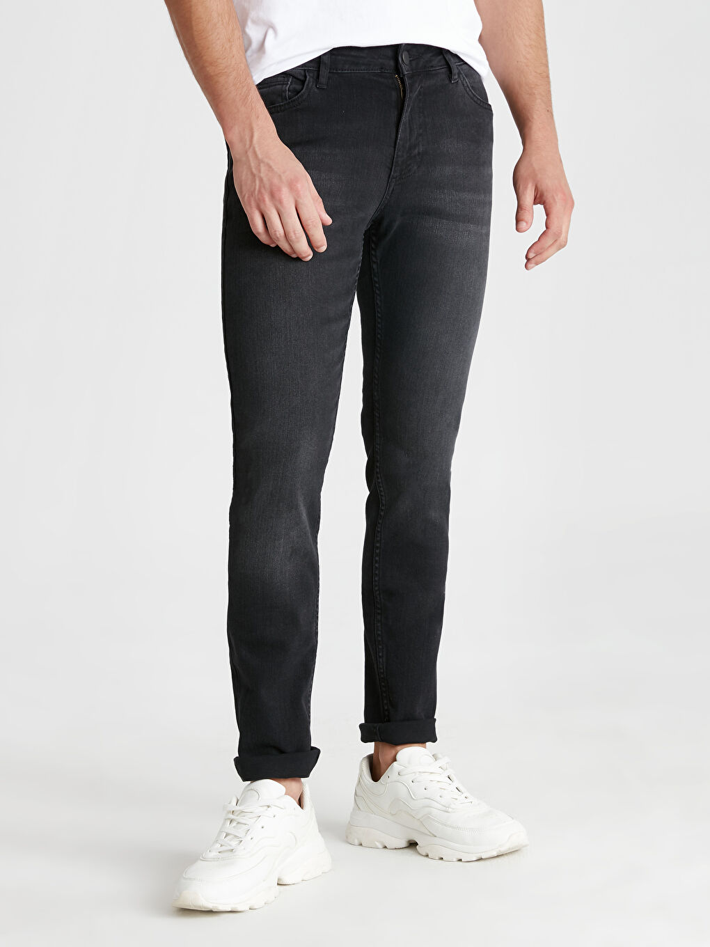 Siyah 760 Skinny Fit Erkek Jean Pantolon-1