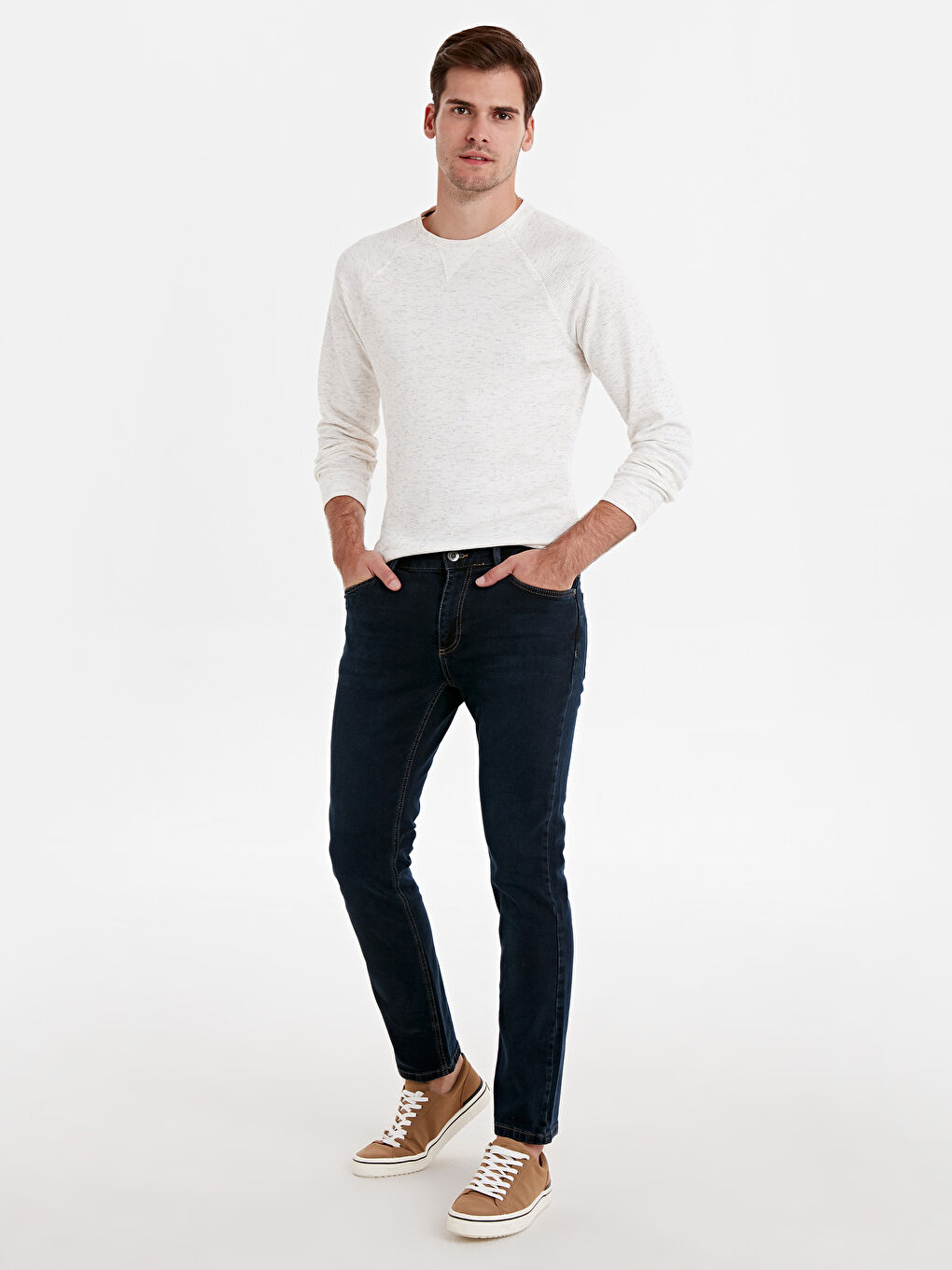 İndigo Erkek Jean Pantolon