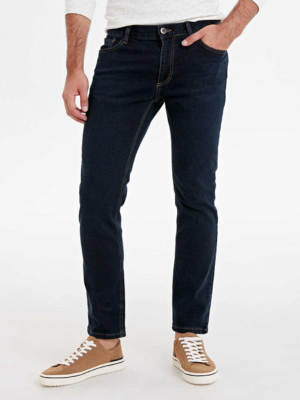 İndigo Erkek Jean Pantolon-1