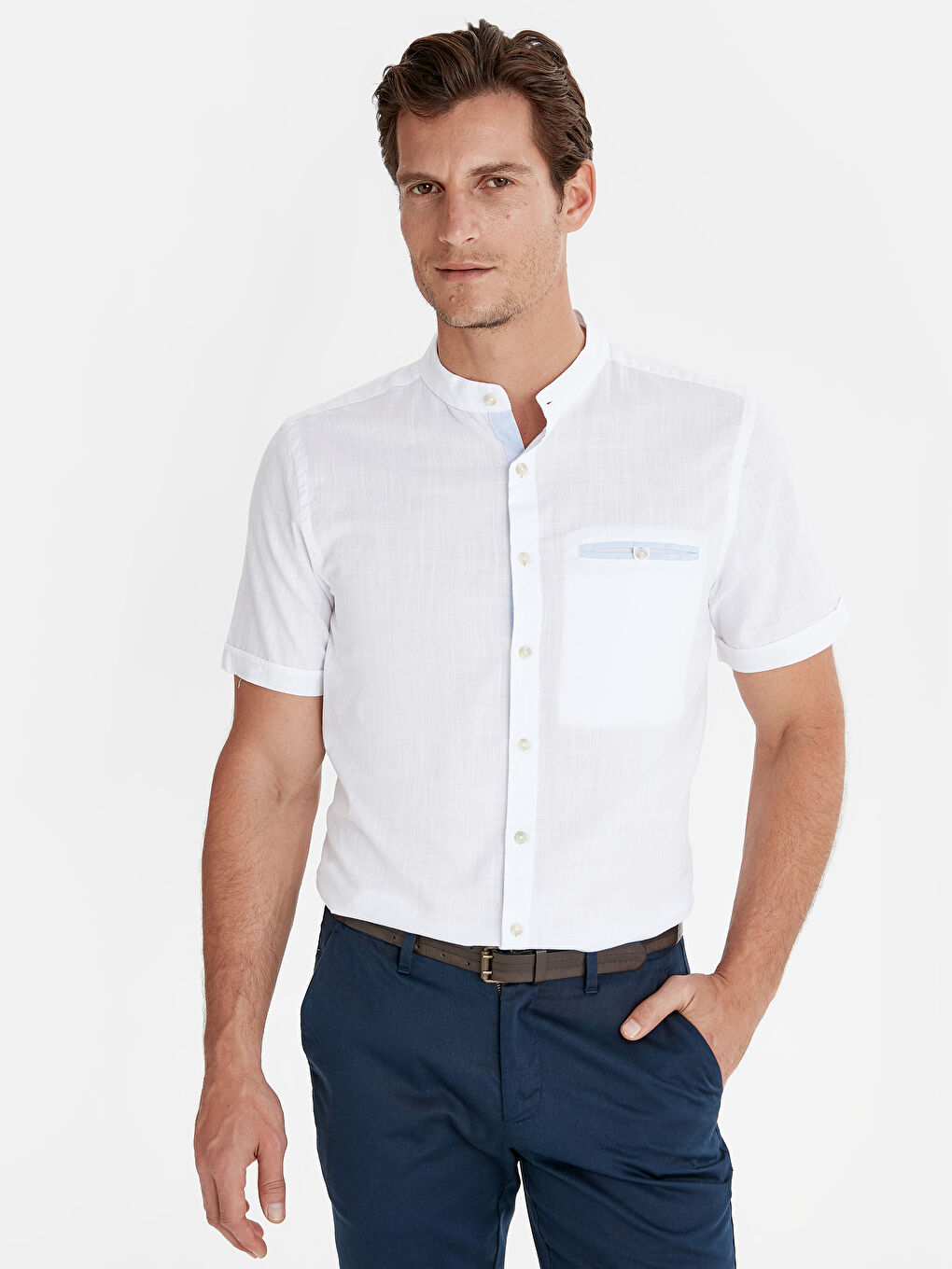 Сорочка з попліну для чоловіків