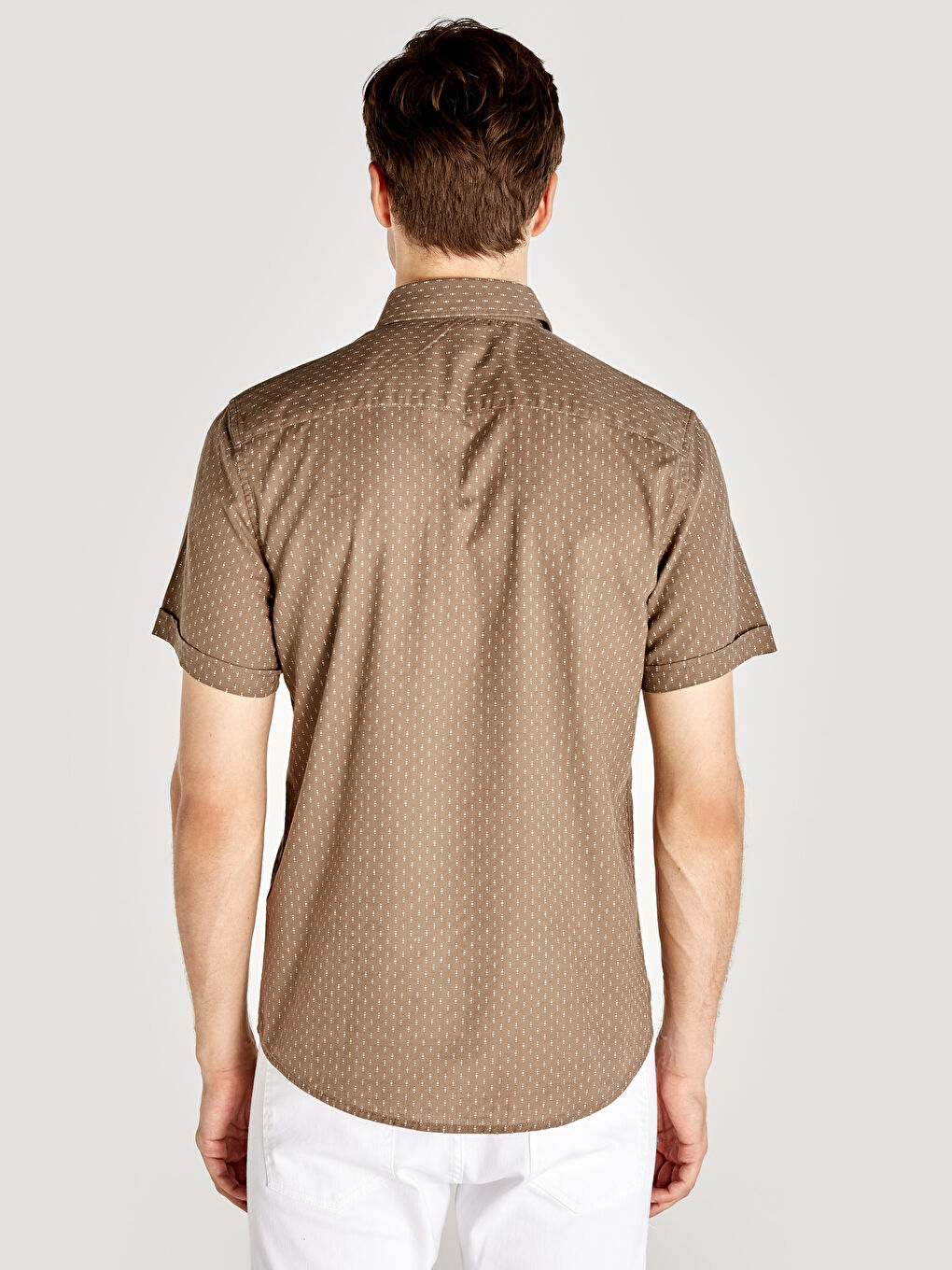 قميص بني رجل-2