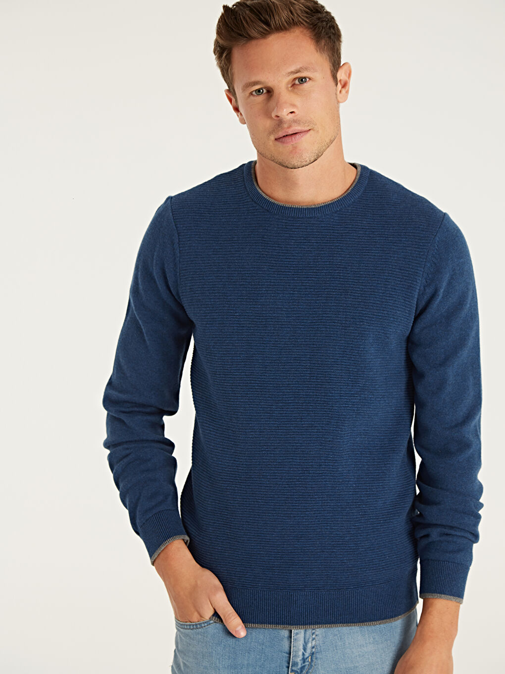 Pull-over INDIGO Homme-1