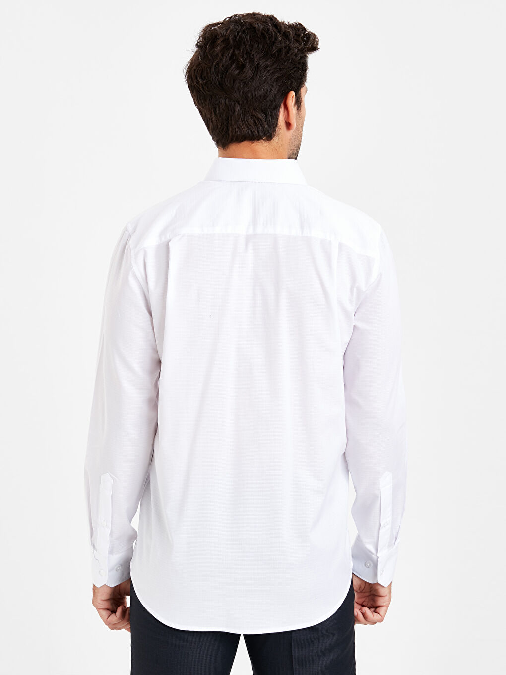 Parlak Beyaz Gömlek-1