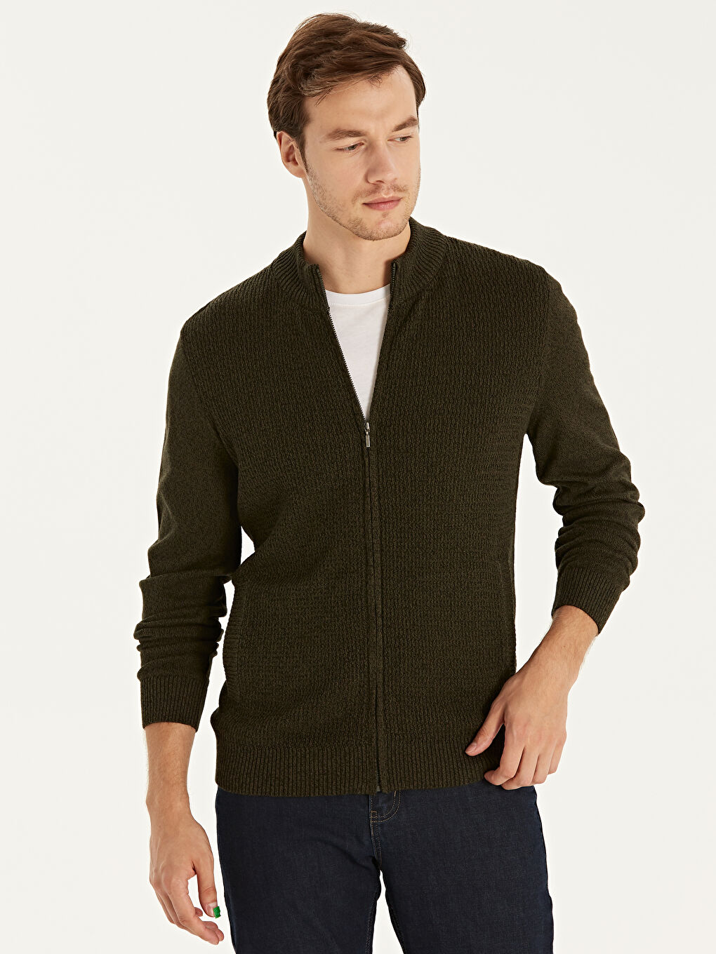 Haki Melanj Hırka-1