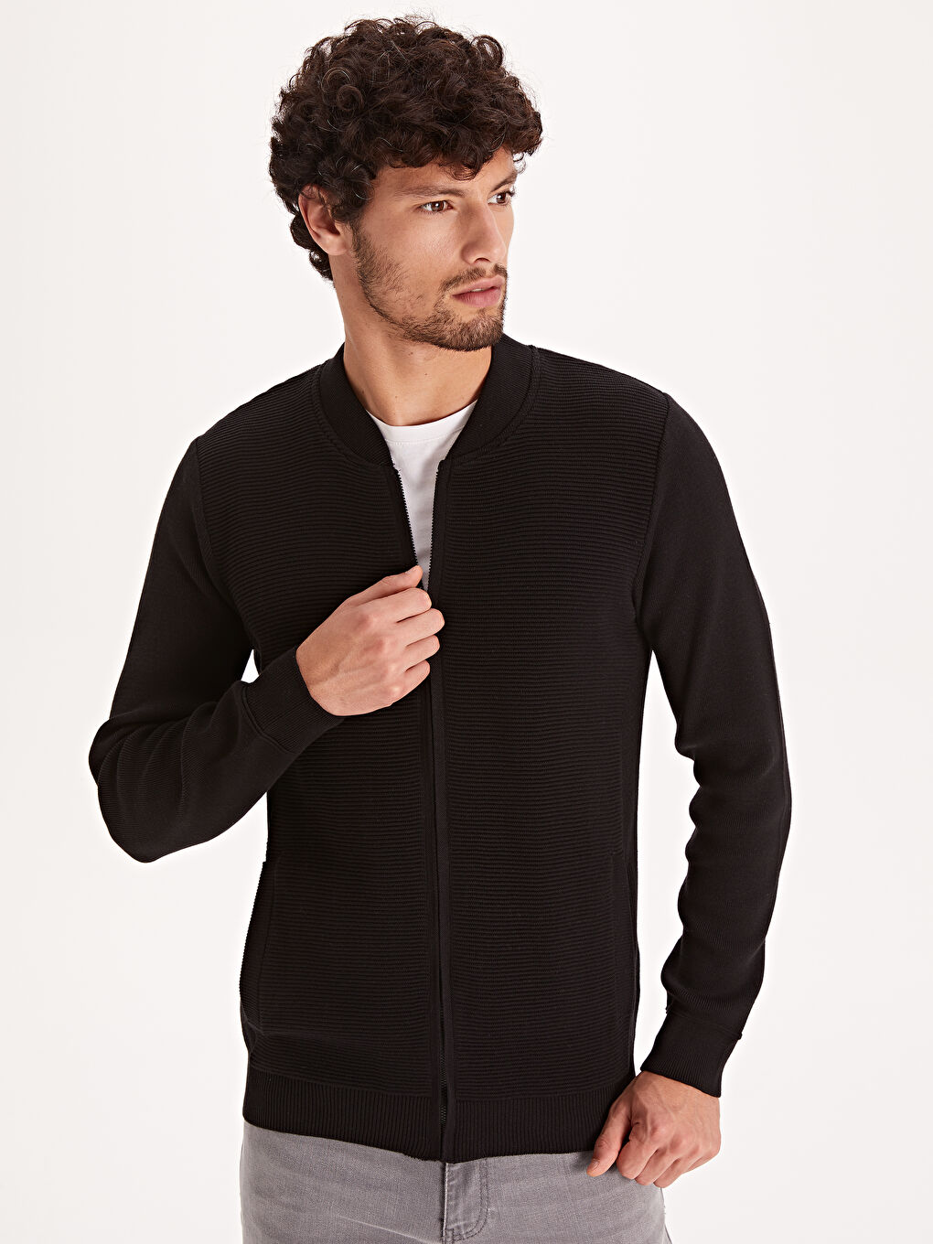 Man BLACK Cardigan