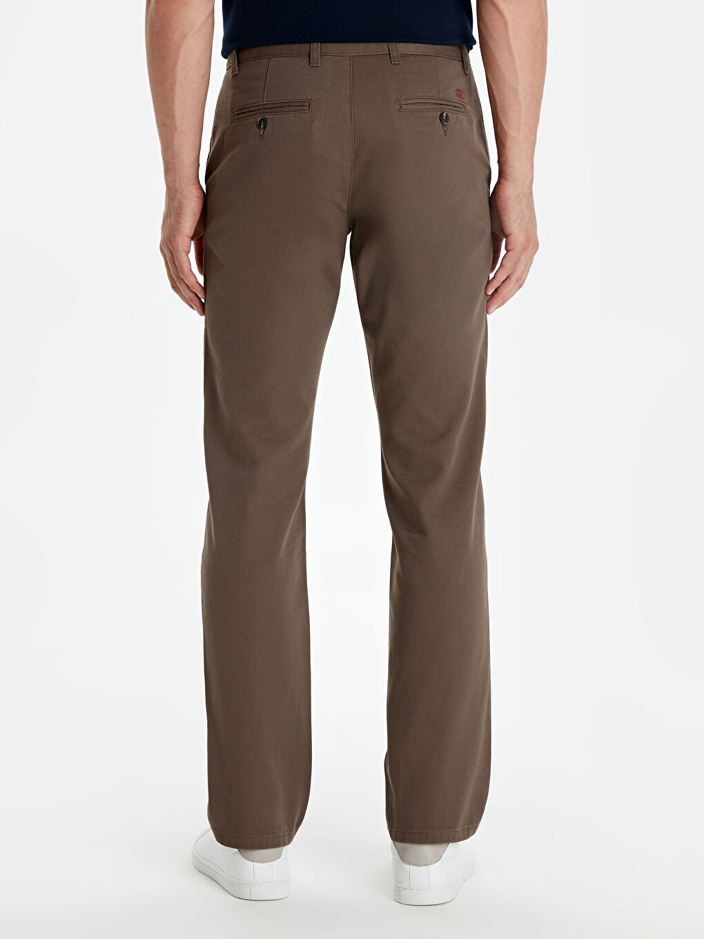 Брюки чино из габардина свободного кроя-2