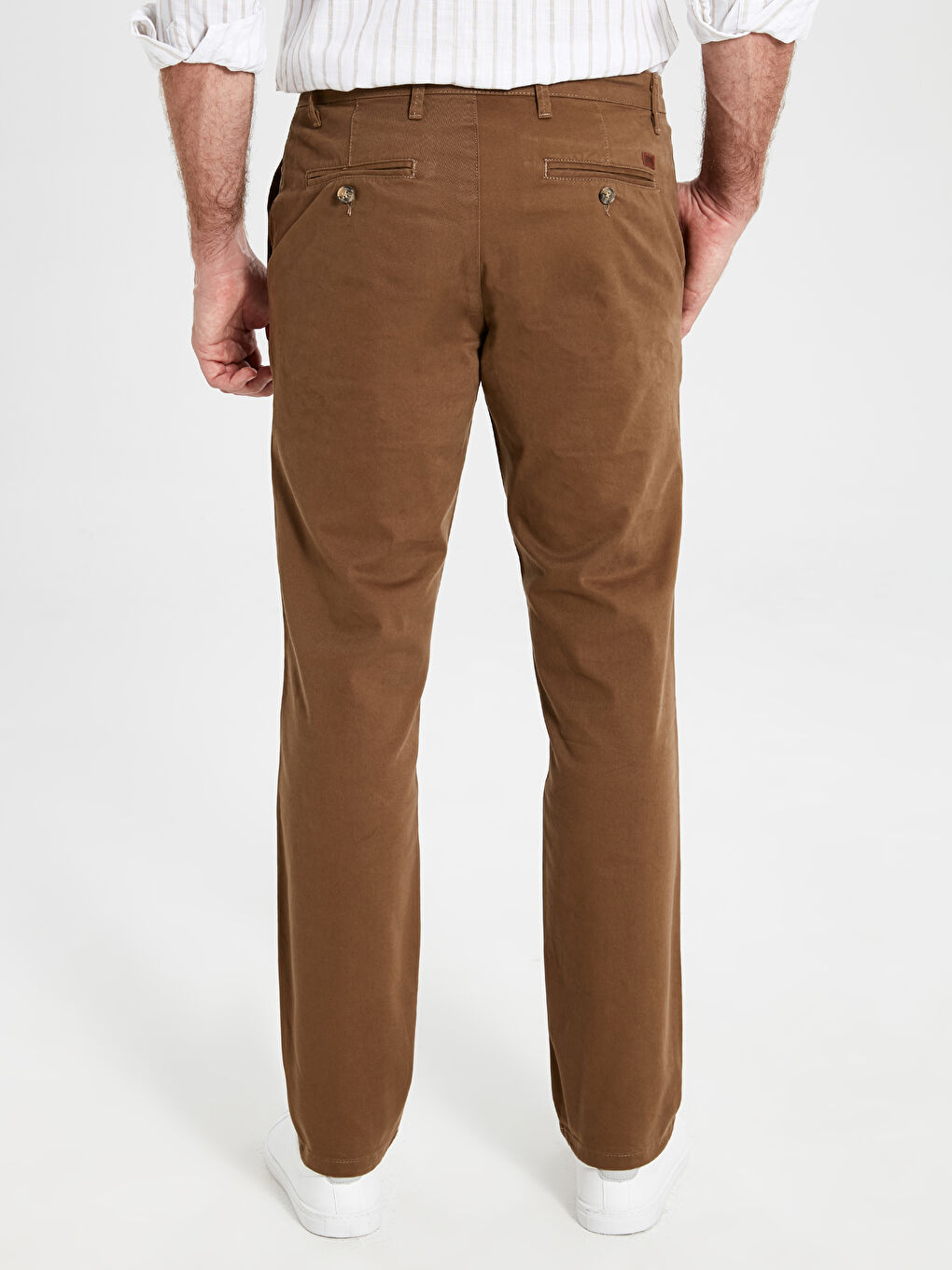 Man BROWN Chino Trousers -9W1022Z8-PNY
