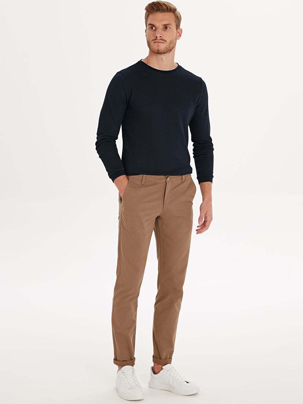 LCWAIKIKI Classic Man BROWN Chino Trousers -9W1023Z8-KEN