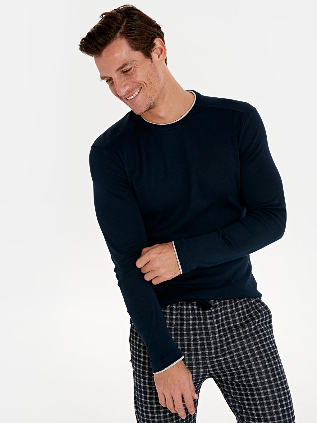 Lacivert Pijama Üst