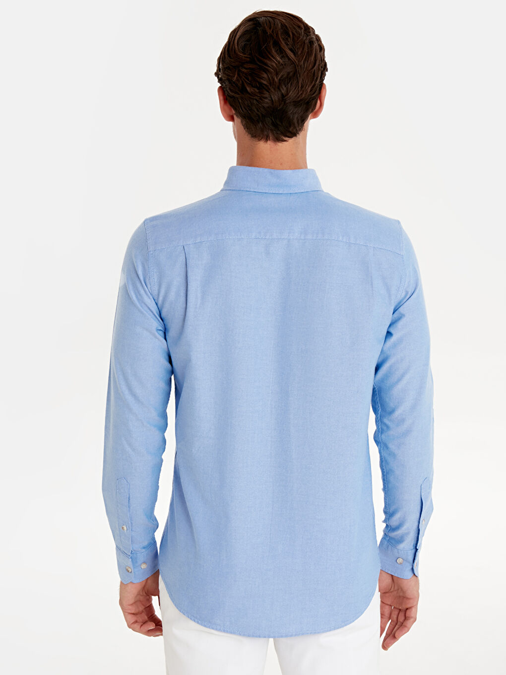 Regular Fit Long Sleeve Oxford Shirt-2