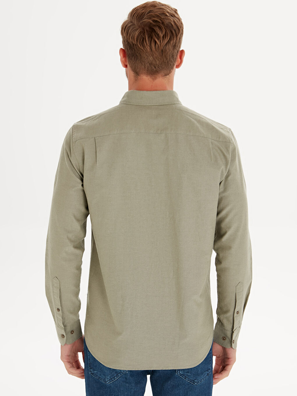 Chemise Oxford à Manches Longues Coupe Régulière-2