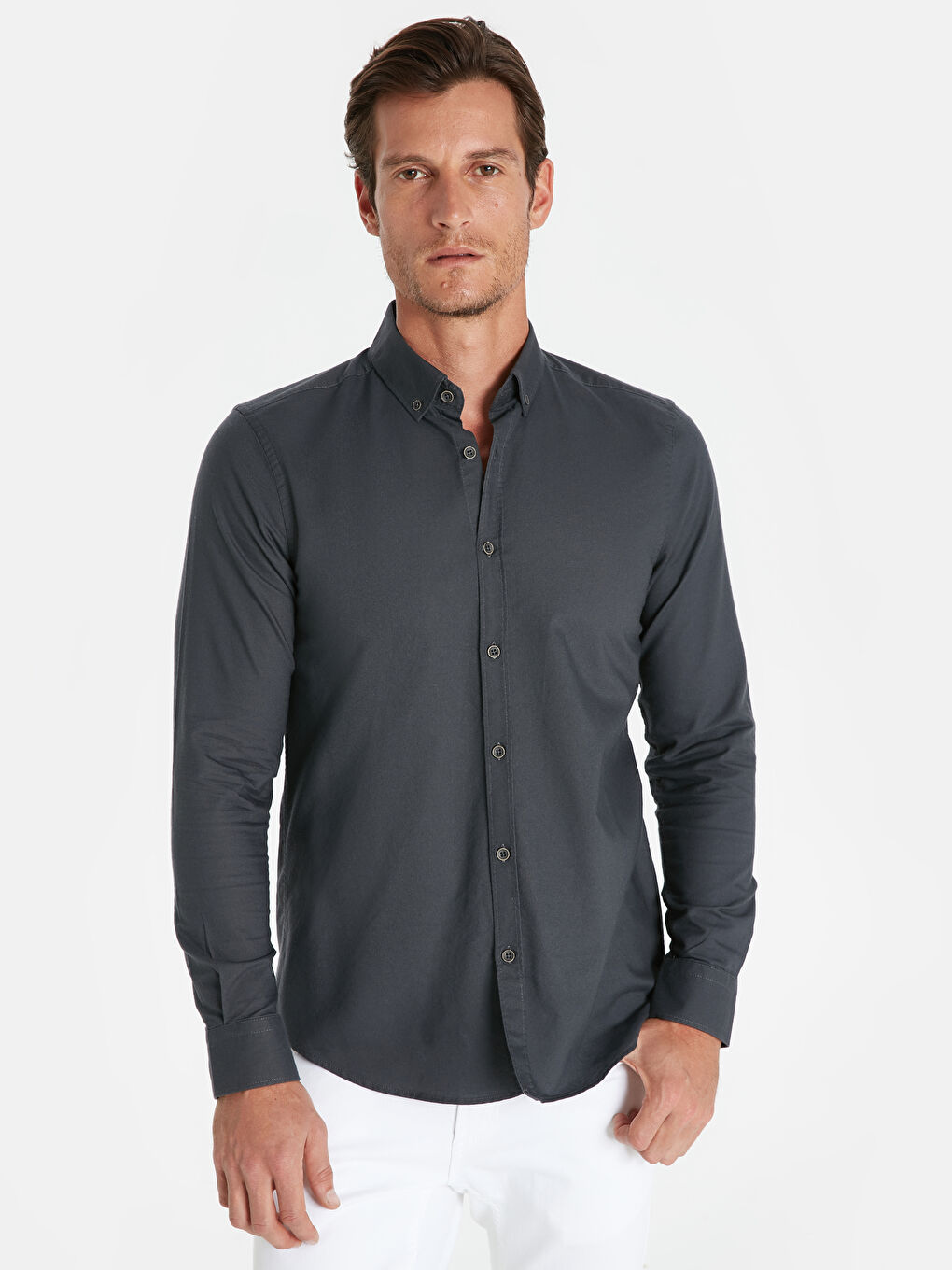 قميص رمادى مختلف الدرجات رجال