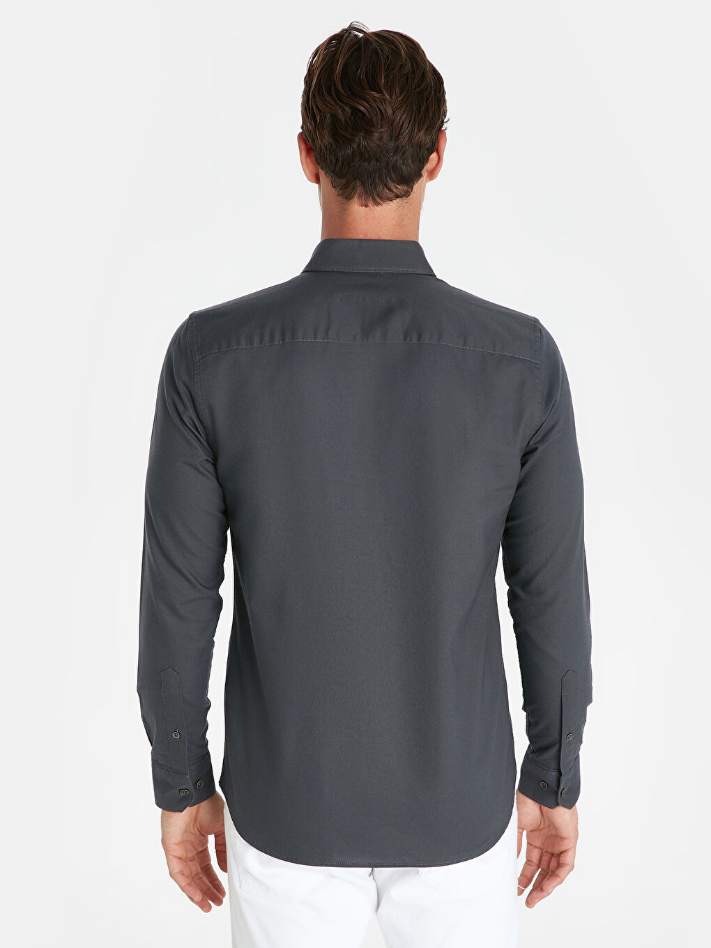 قميص رمادى مختلف الدرجات رجال-1