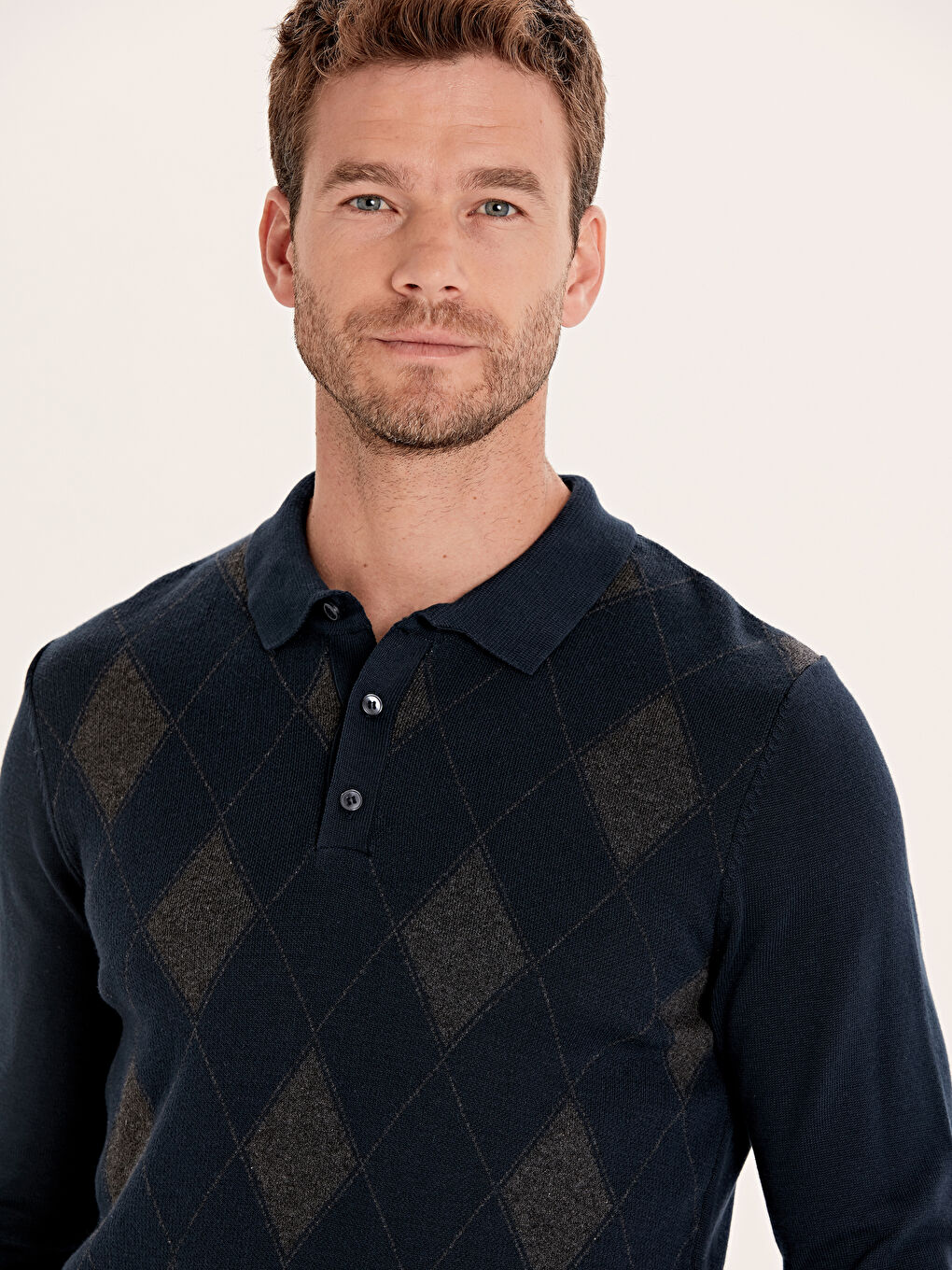 Lacivert Erkek Kazak-2