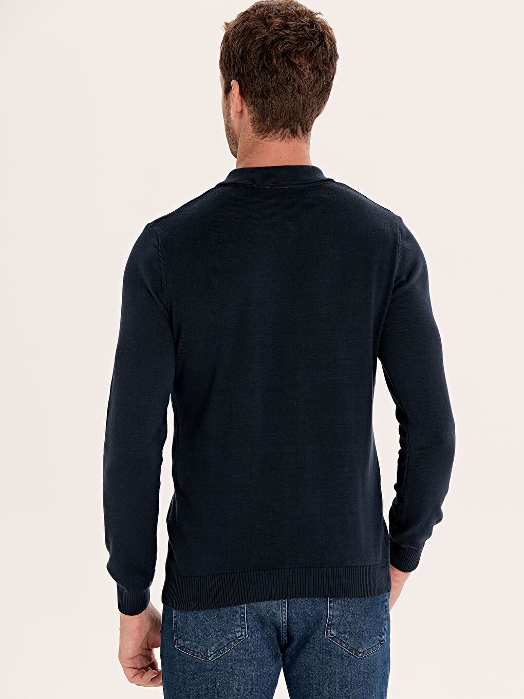 Lacivert Erkek Kazak-3