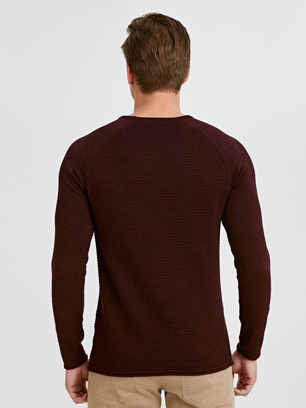 Man BORDEAUX Sweater-2