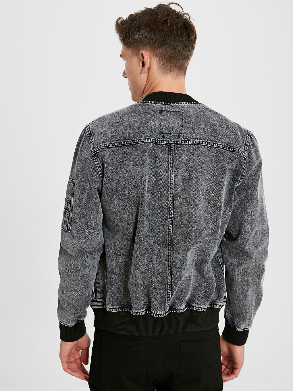 LCW Jeans Mann SCHWARZ Jeansjacke -9W1703Z8-326