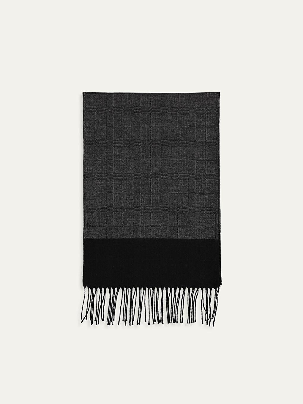 Мъж Сиво Шал-1